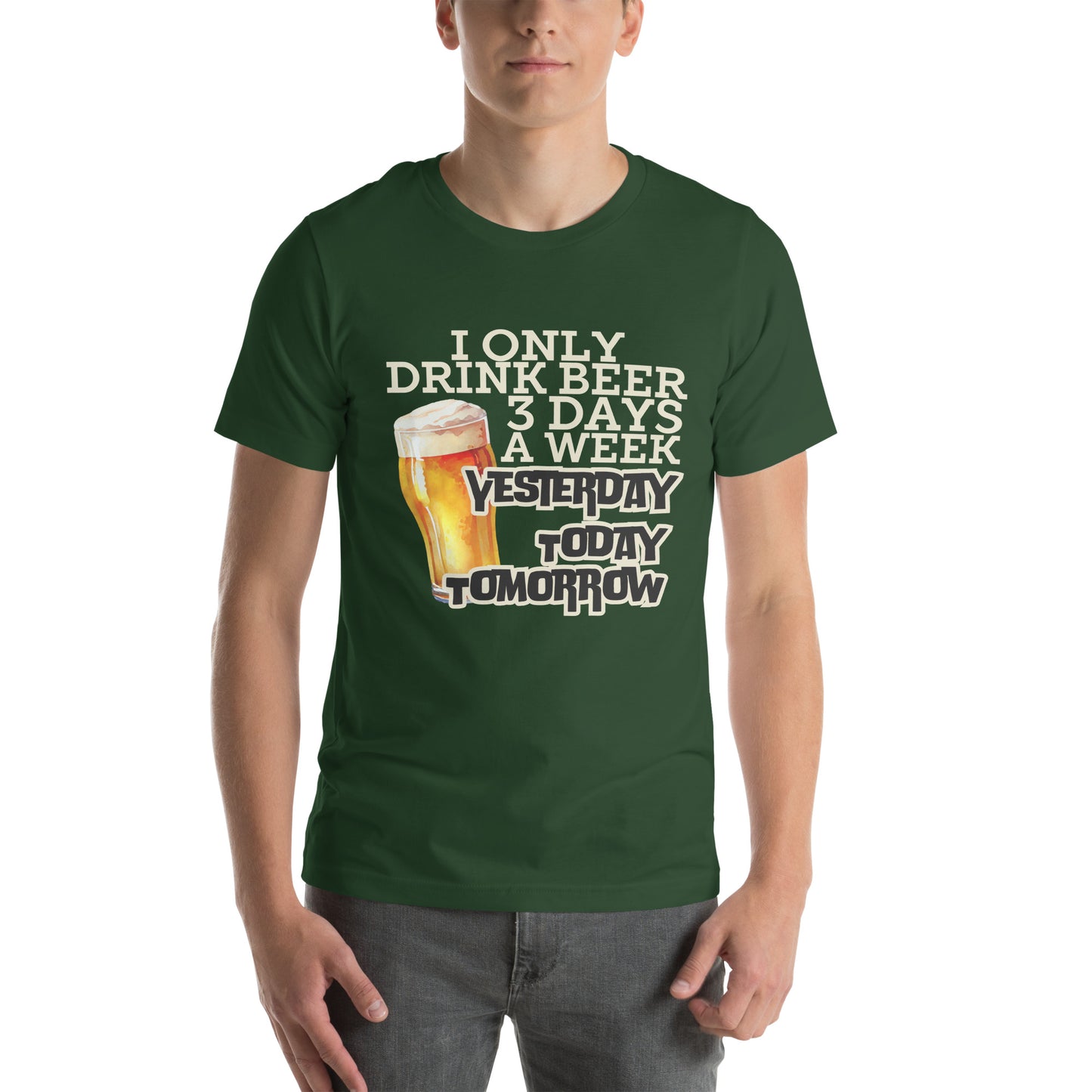 I only drink Unisex t-shirt