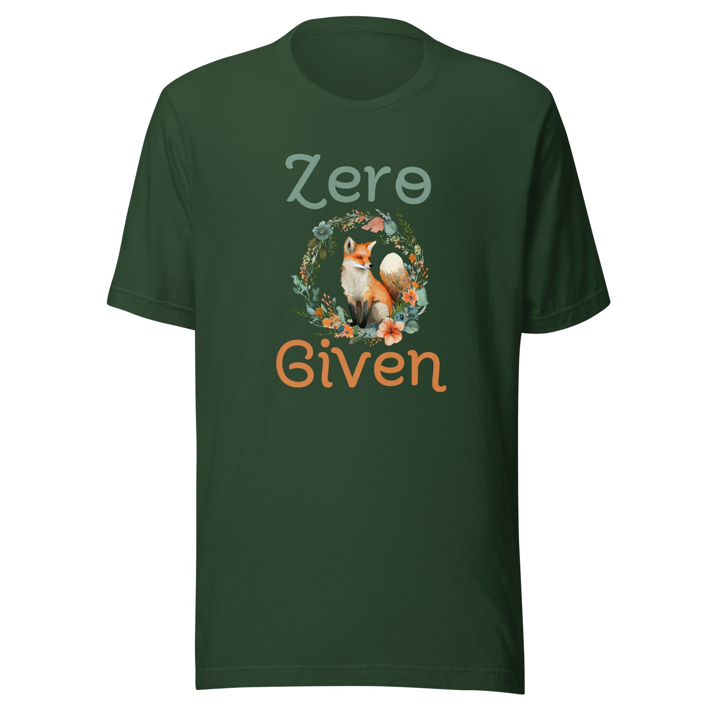 Zero fox given Unisex t-shirt