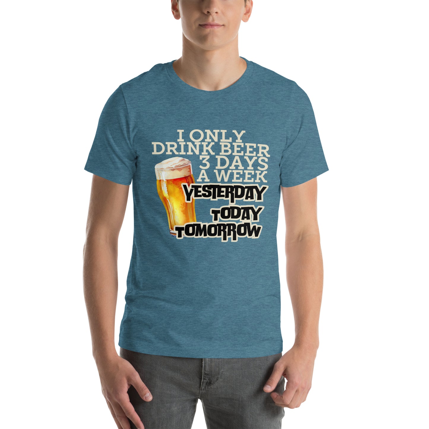 I only drink Unisex t-shirt