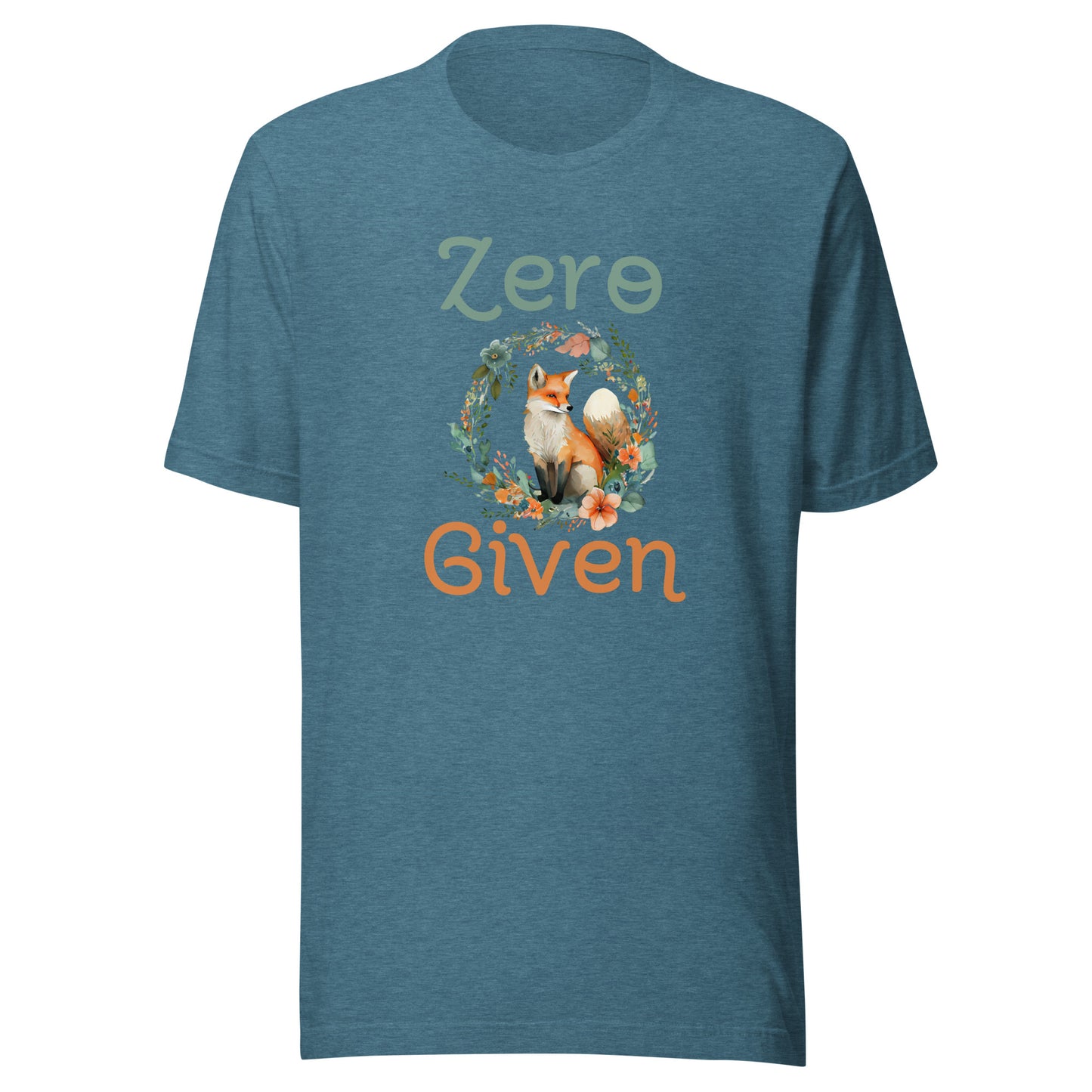 Zero fox given Unisex t-shirt