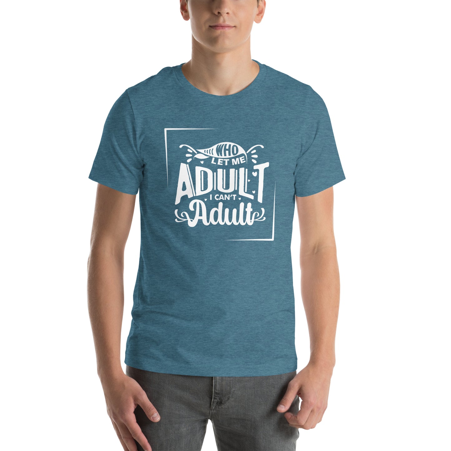 Who let me Unisex t-shirt