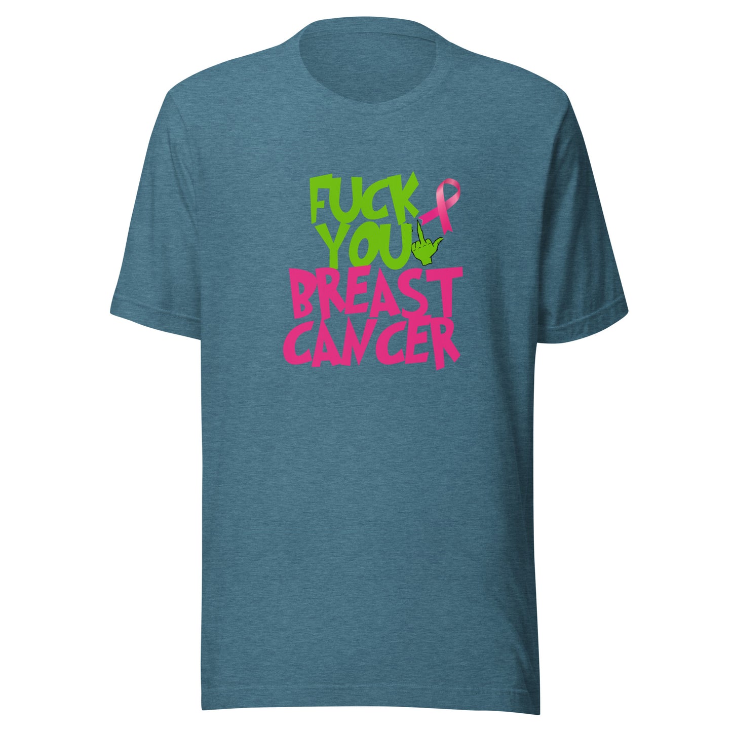 Grinch fu breast cancer Unisex t-shirt
