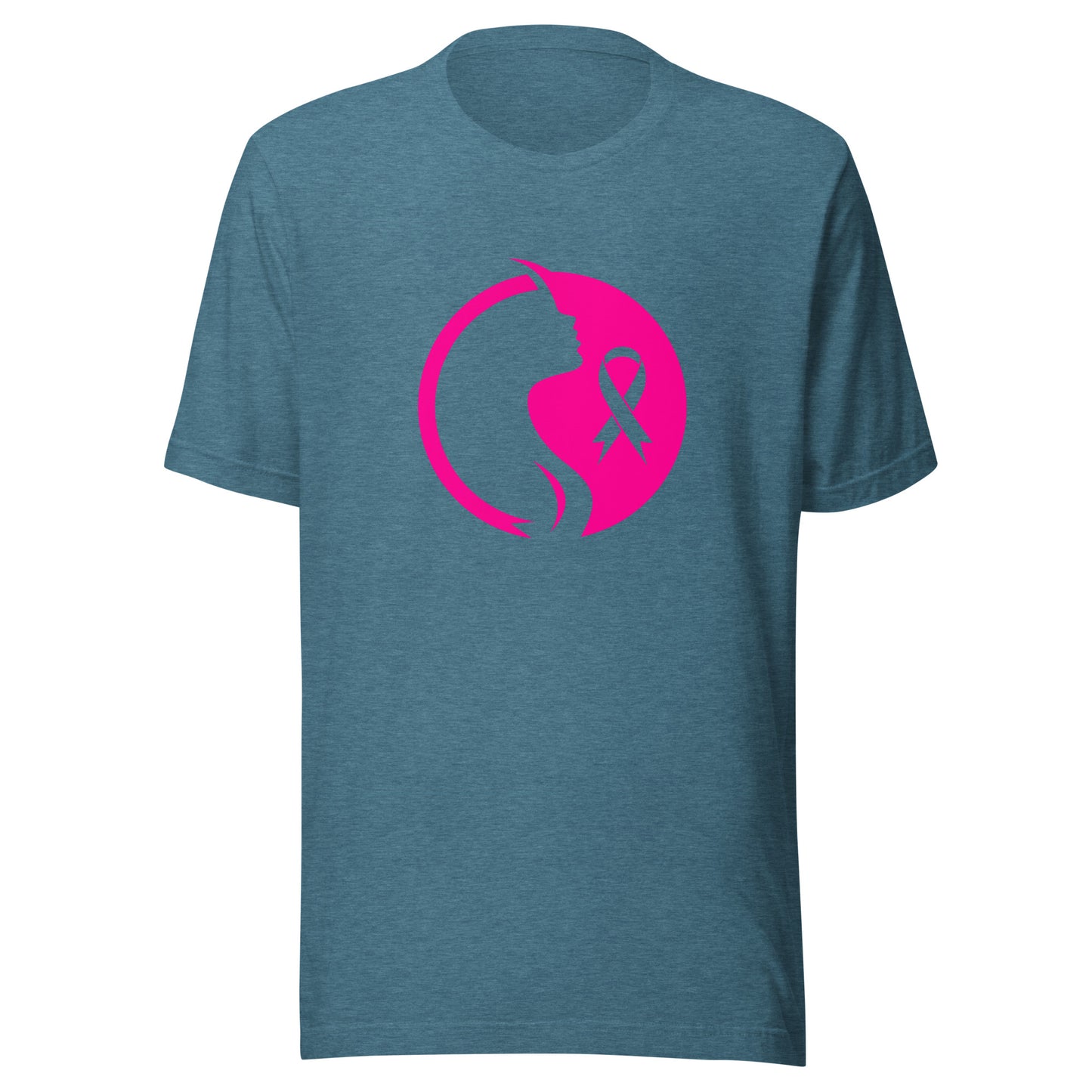 Breast cancer silhouette Unisex t-shirt