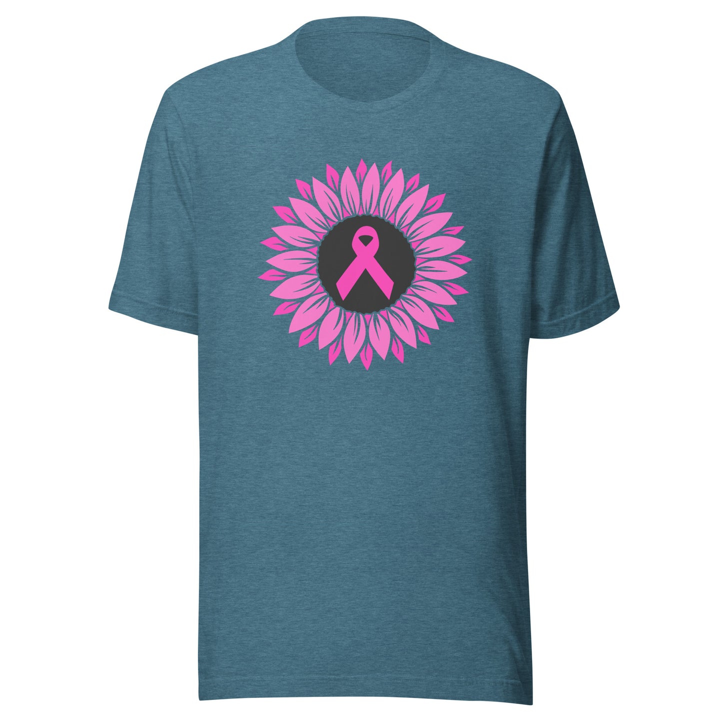Sunflower ribbon Unisex t-shirt
