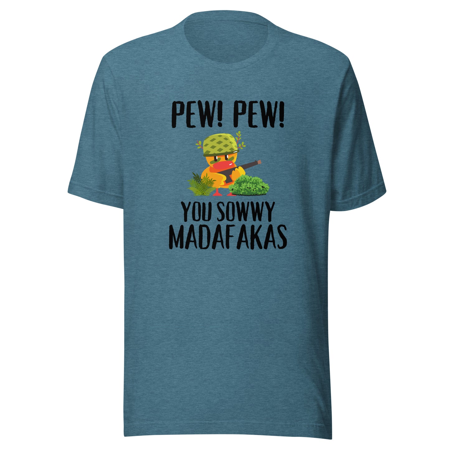 Pew pew Unisex t-shirt