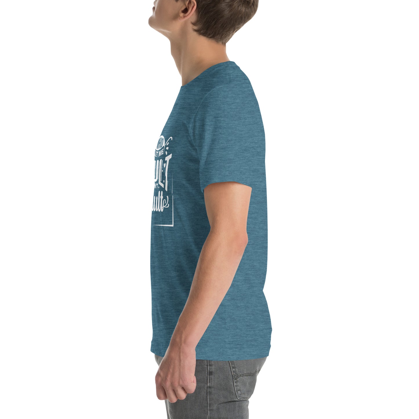 Who let me Unisex t-shirt