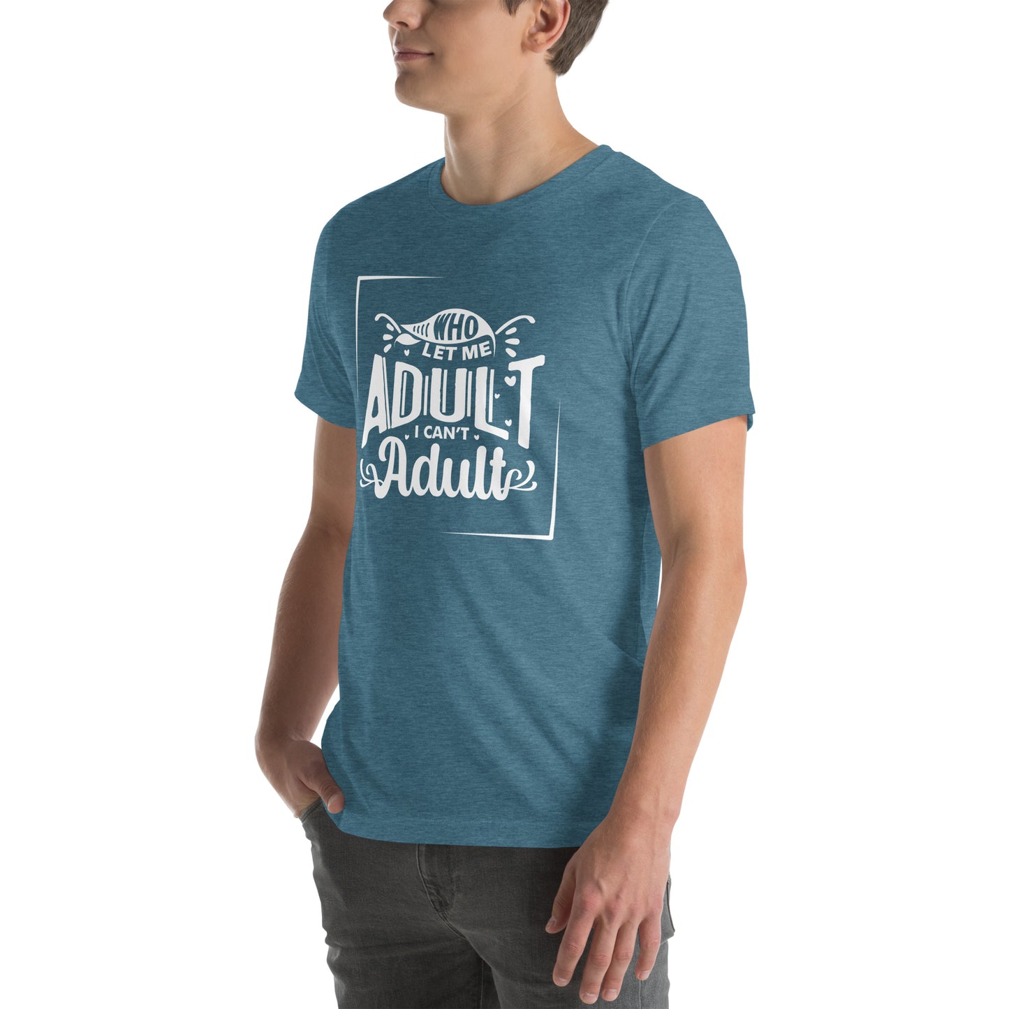 Who let me Unisex t-shirt