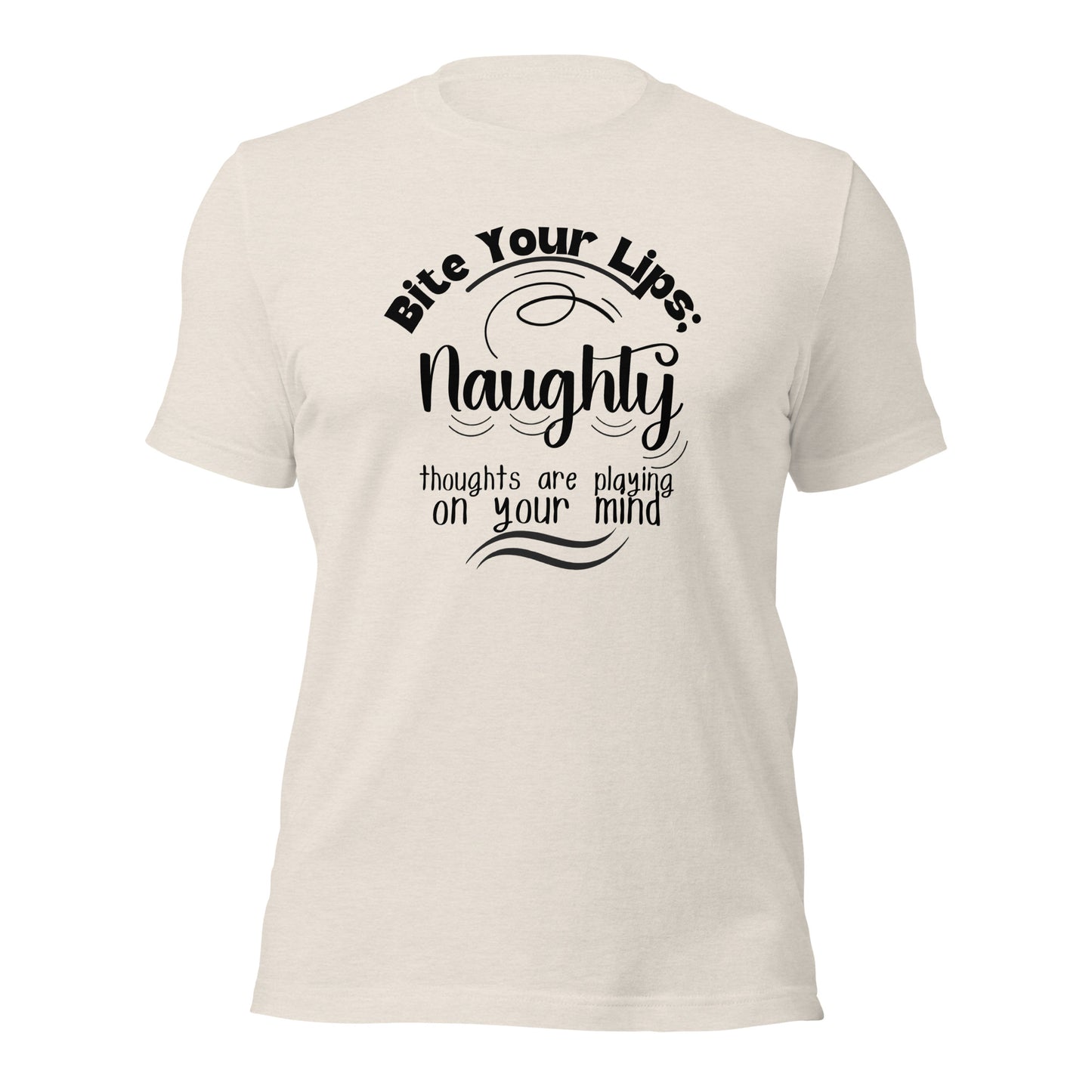 Naughty thoughts Unisex t-shirt