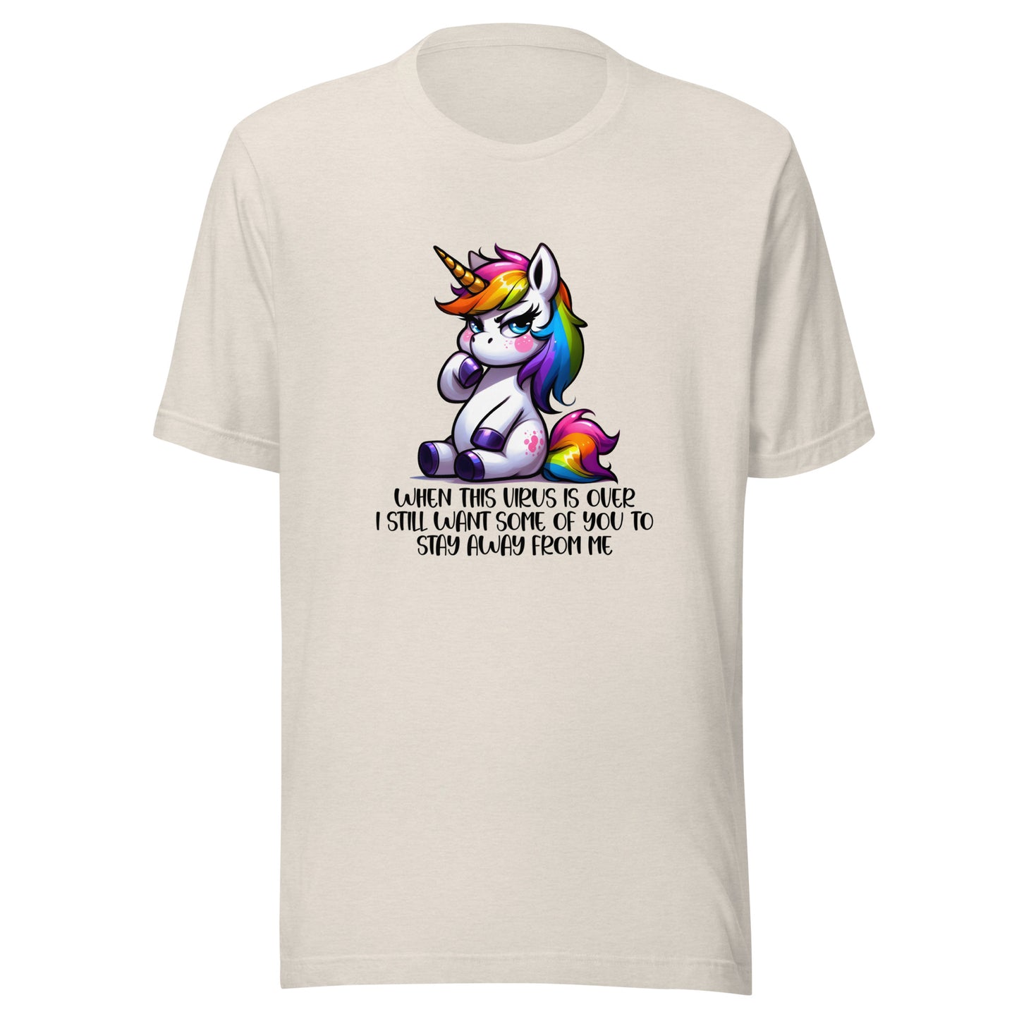 When this virus is over Unisex t-shirt
