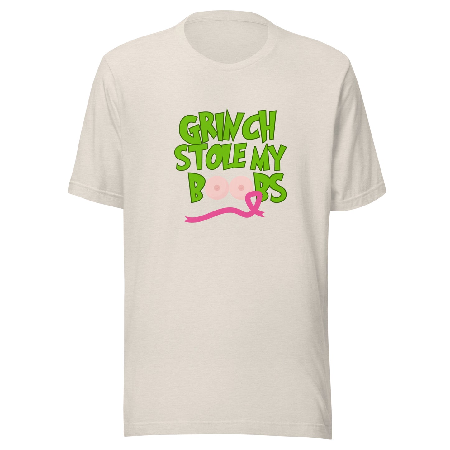 Grinch stole my boobs Unisex t-shirt