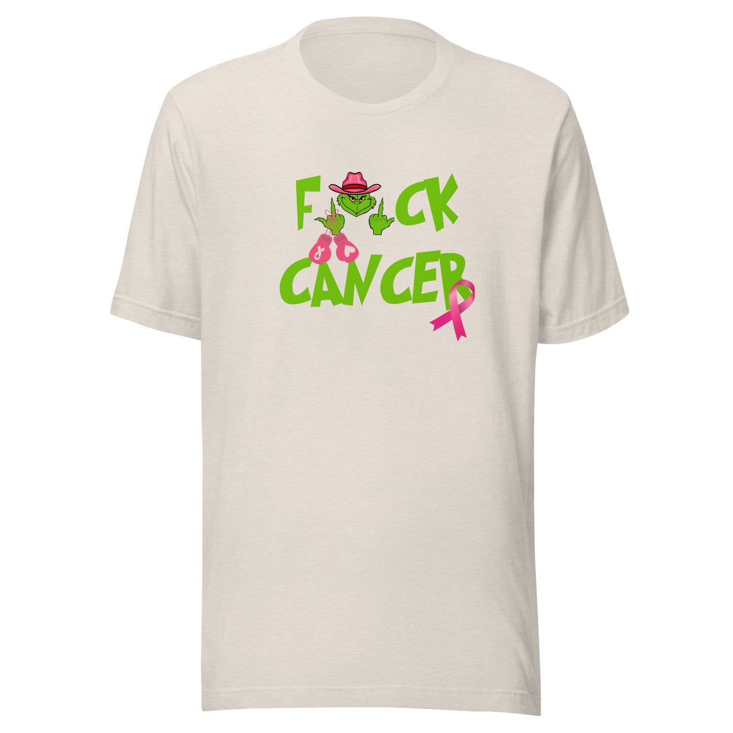F*ck cancer grinch Unisex t-shirt