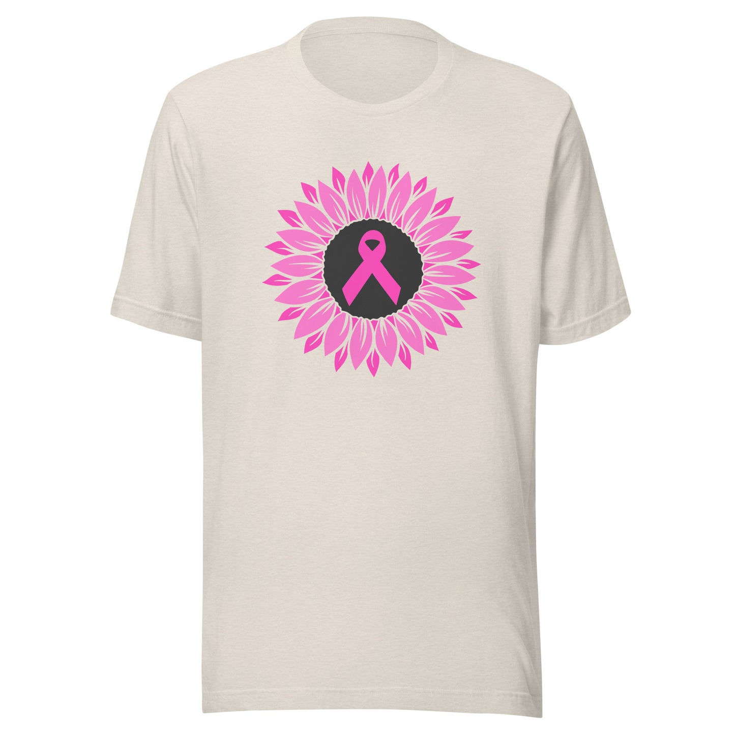 Sunflower ribbon Unisex t-shirt