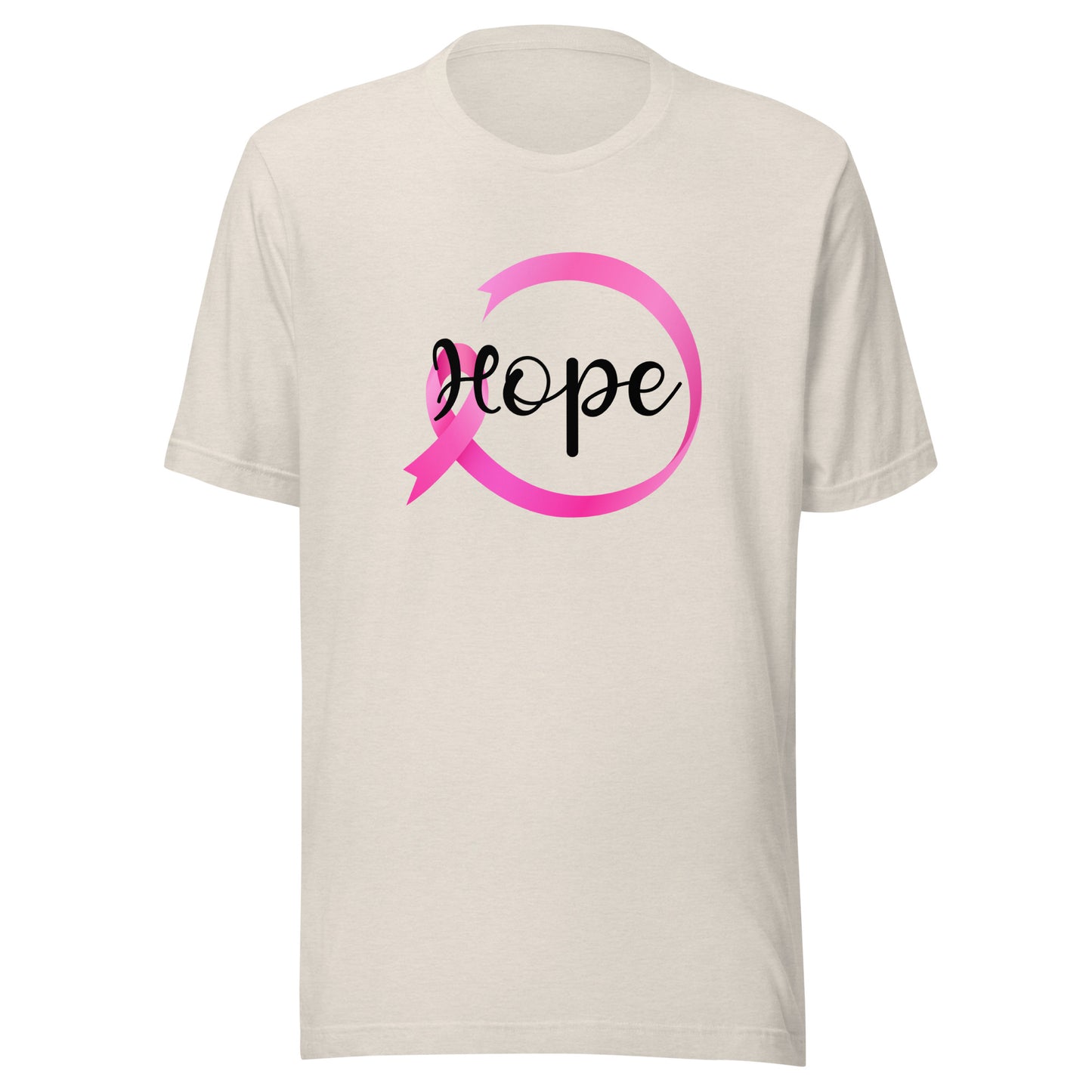 Hope ribbon Unisex t-shirt