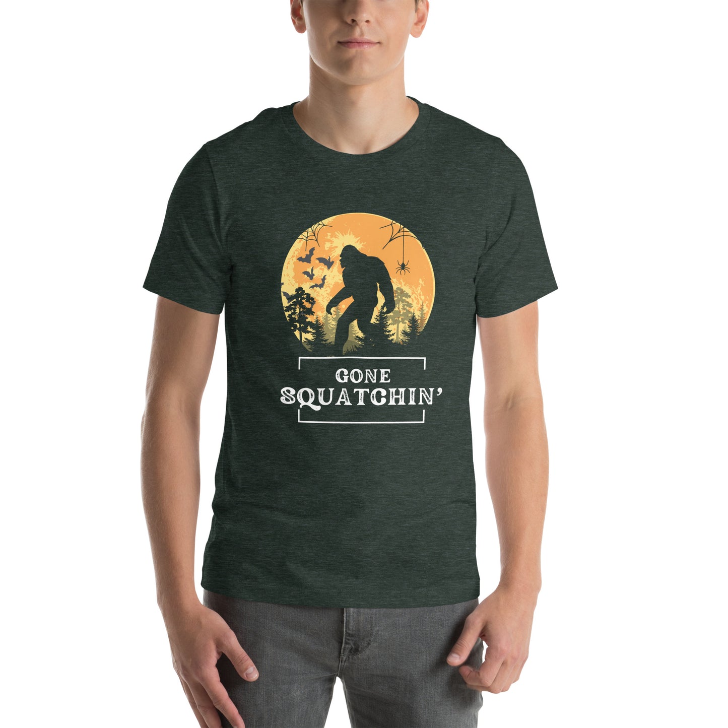 Gone squatchin Unisex t-shirt