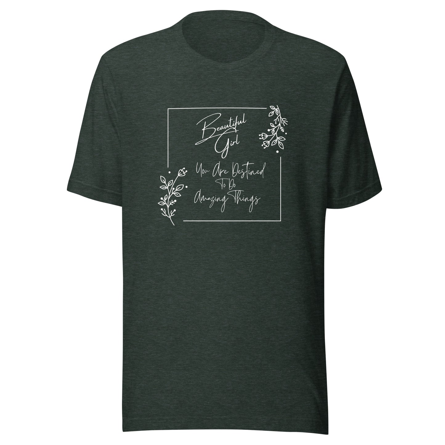 Beautiful girl Unisex t-shirt