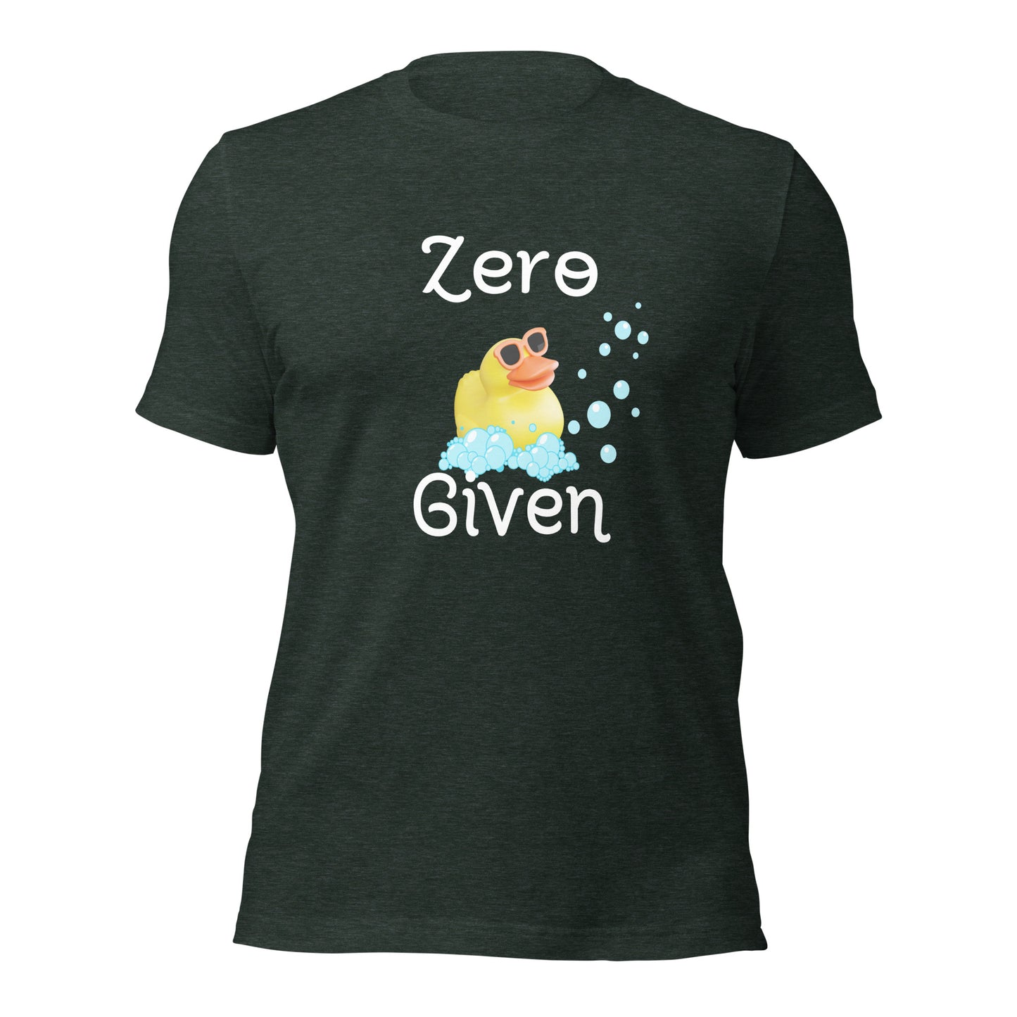 Zero ducks given Unisex t-shirt