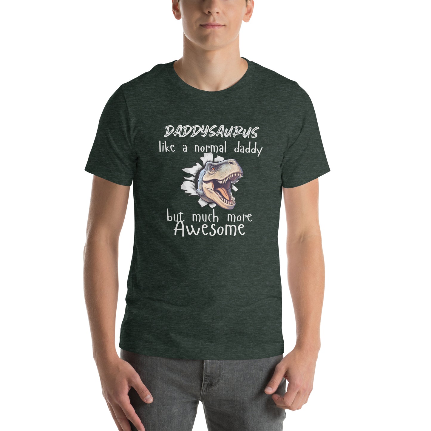 Daddysaurus Unisex t-shirt