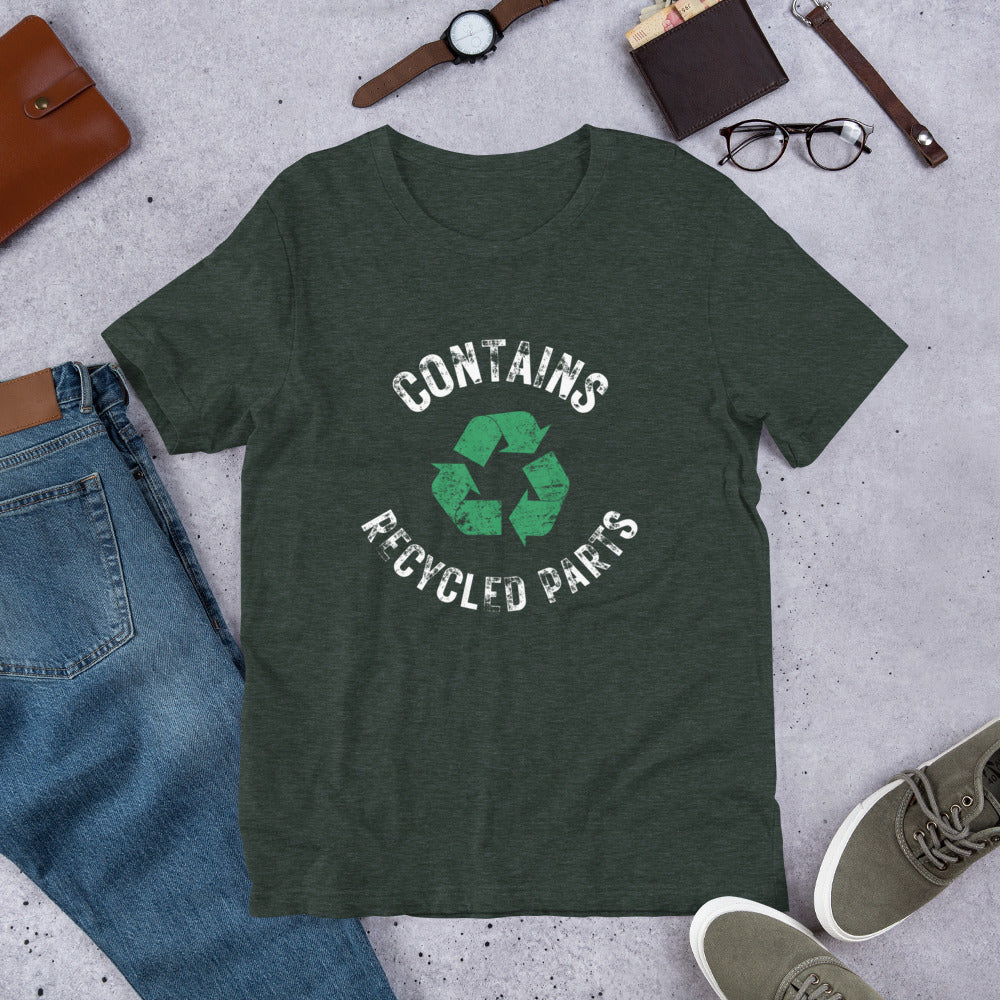 Contains recycled parts Unisex t-shirt