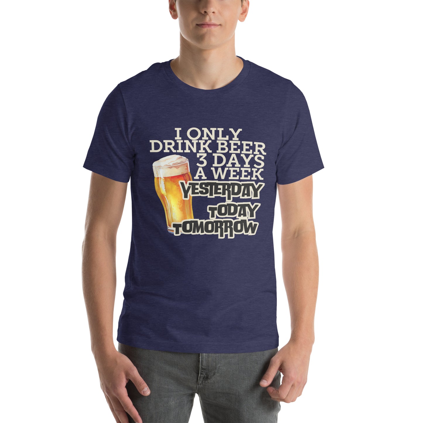 I only drink Unisex t-shirt