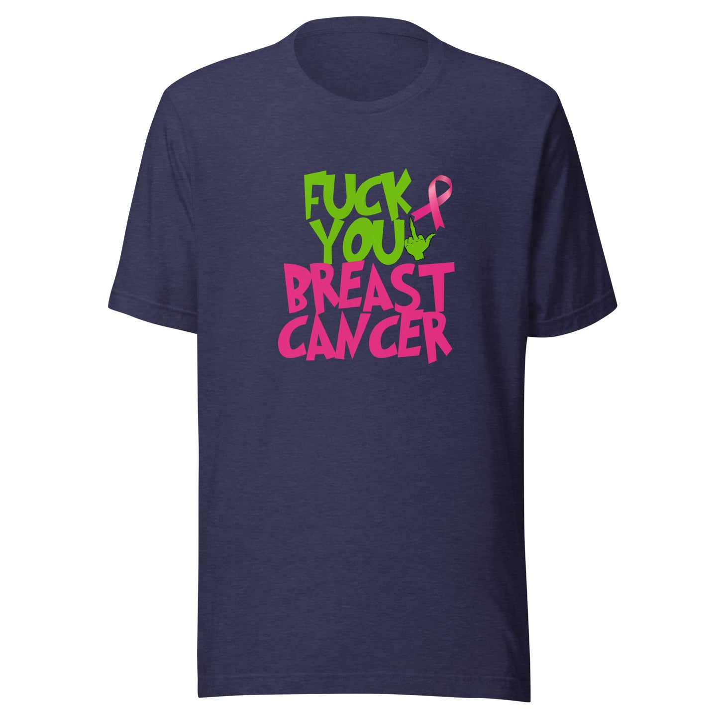 Grinch fu breast cancer Unisex t-shirt