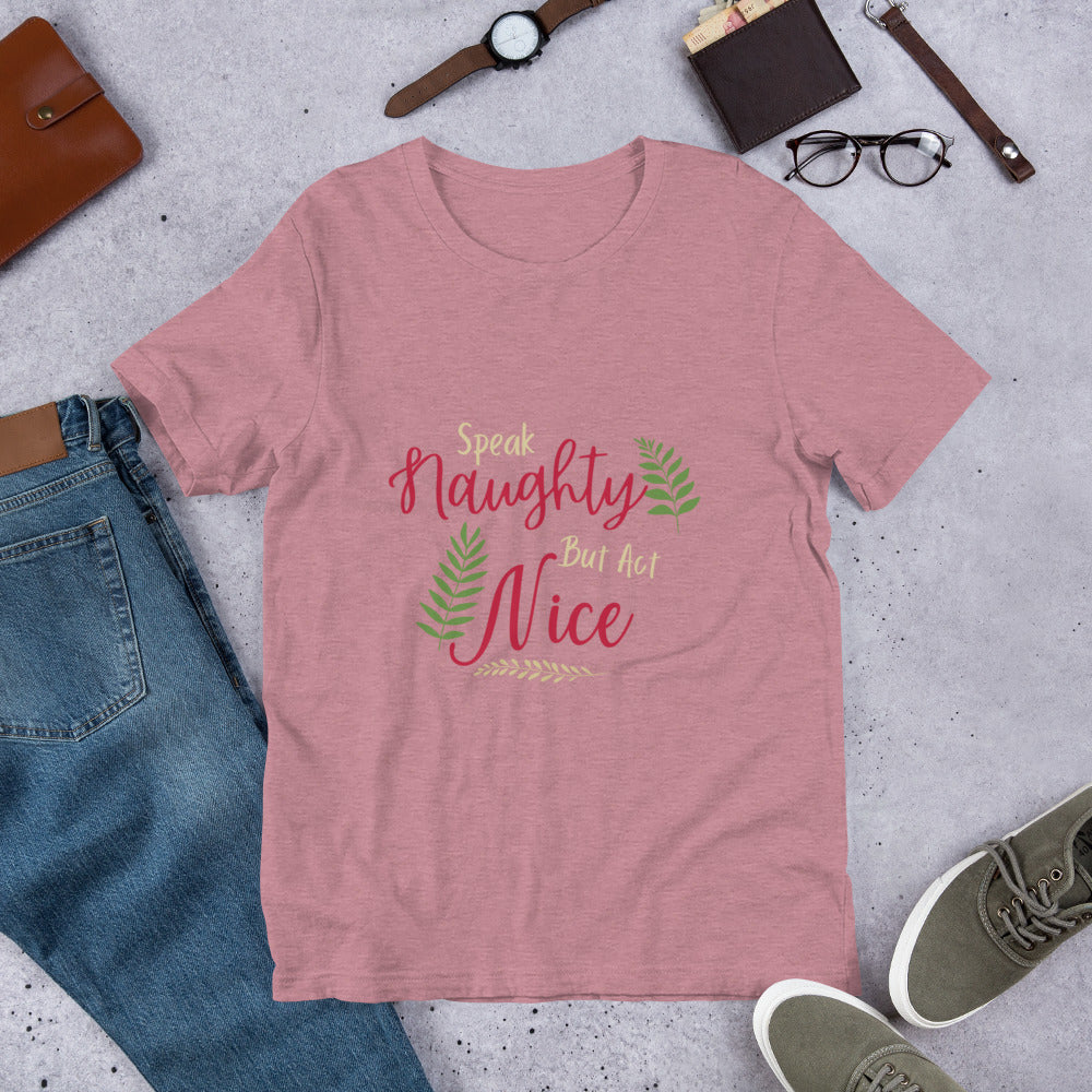 Naughty Unisex t-shirt