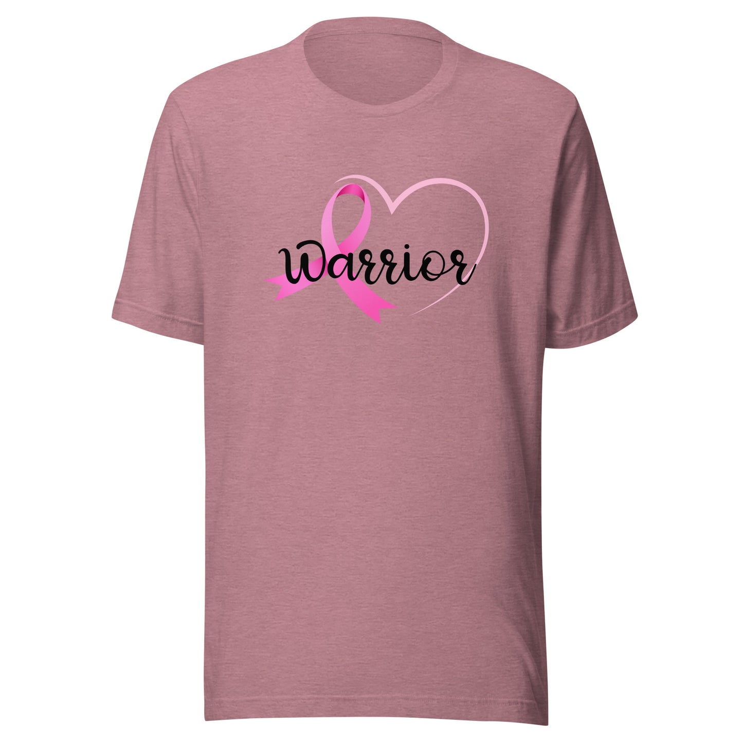 Warrior heart ribbon Unisex t-shirt