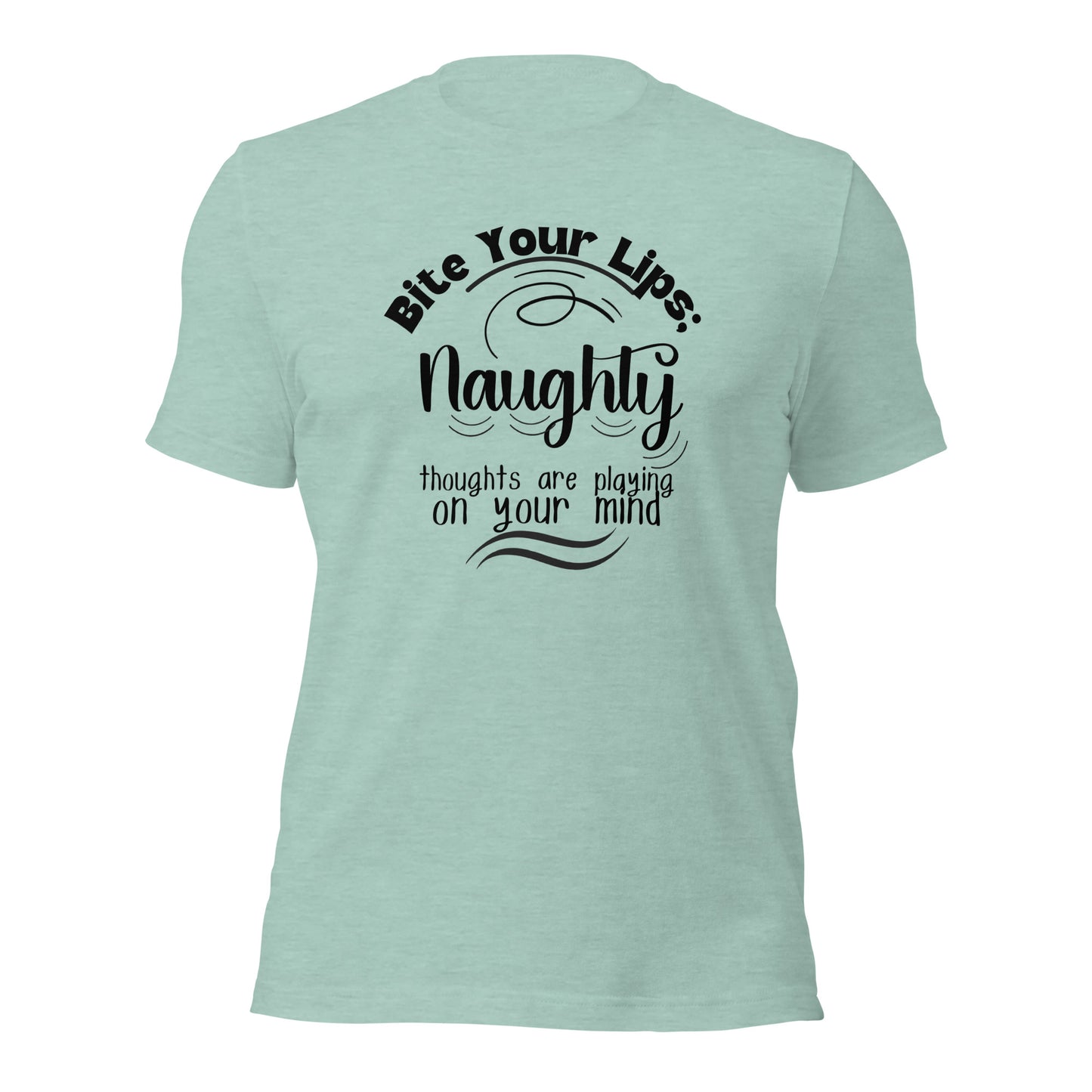 Naughty thoughts Unisex t-shirt