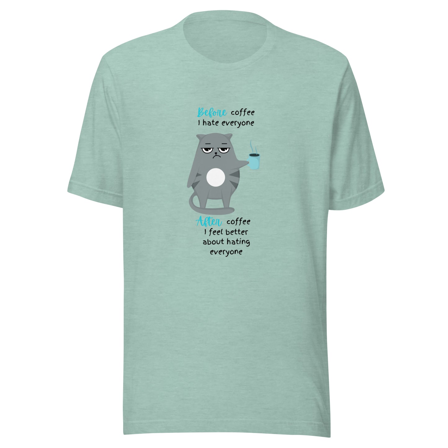 Before coffee Unisex t-shirt