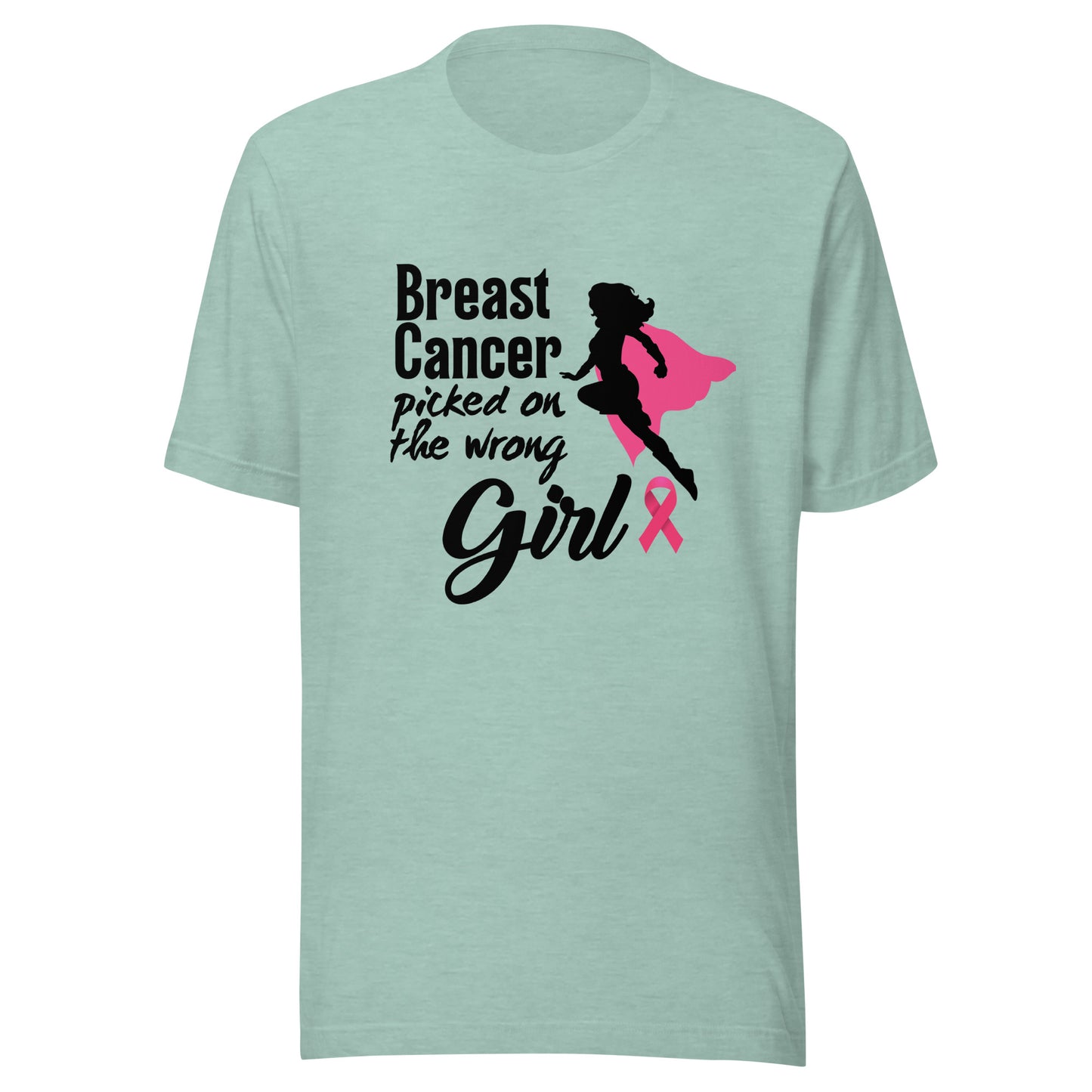 Breast cancer picked on Unisex t-shirt