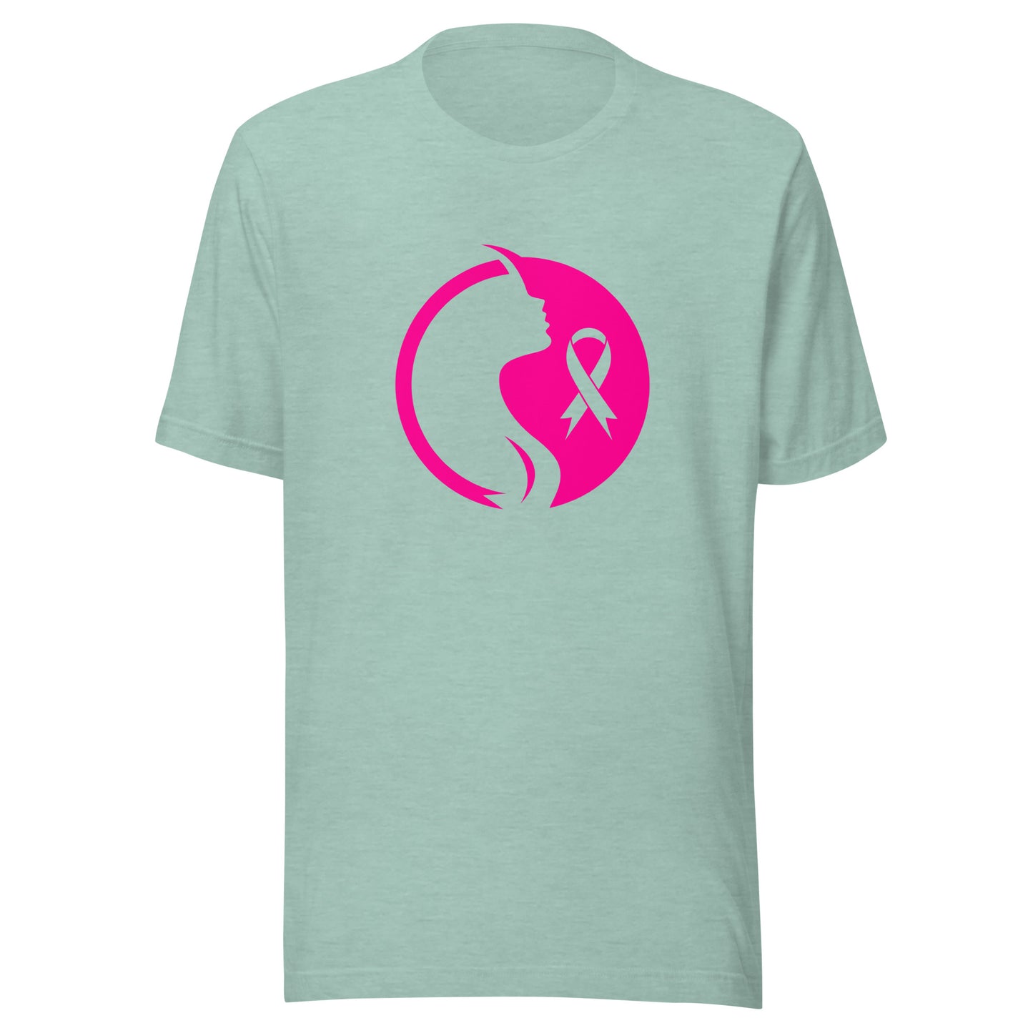 Breast cancer silhouette Unisex t-shirt