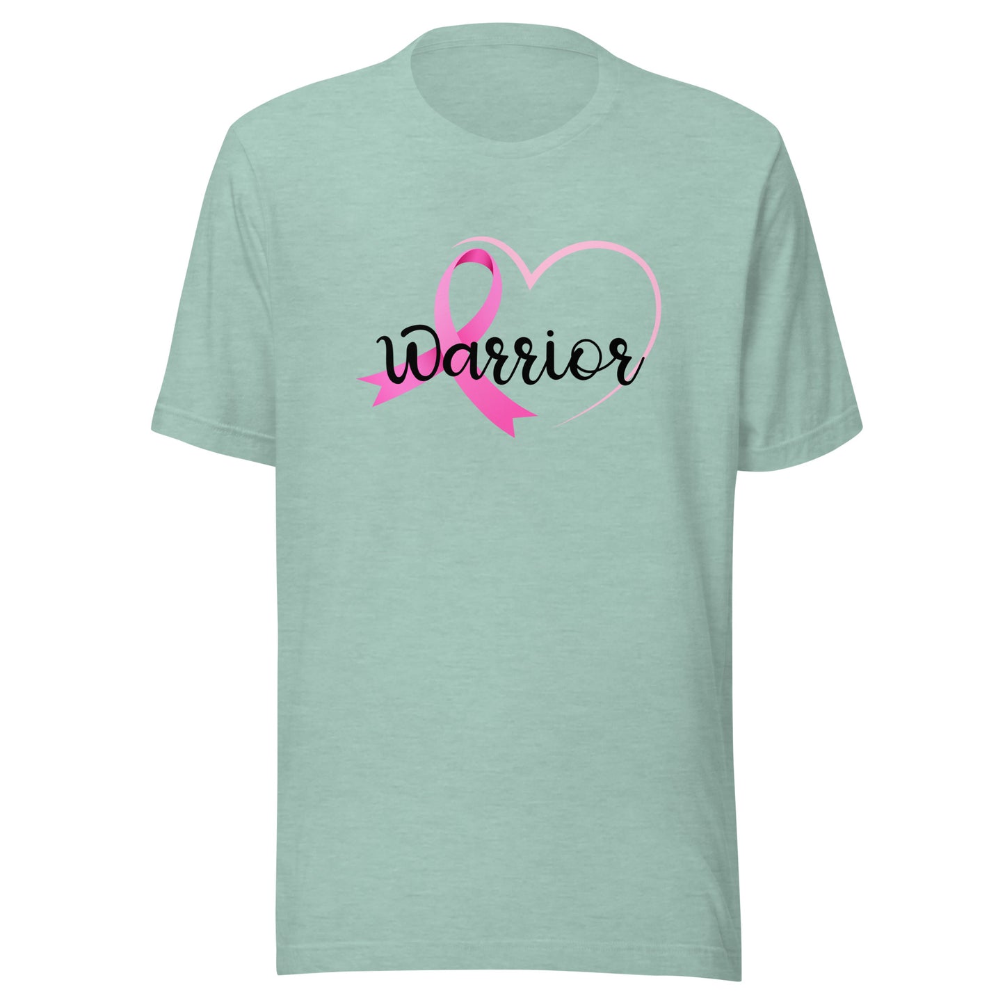 Warrior heart ribbon Unisex t-shirt