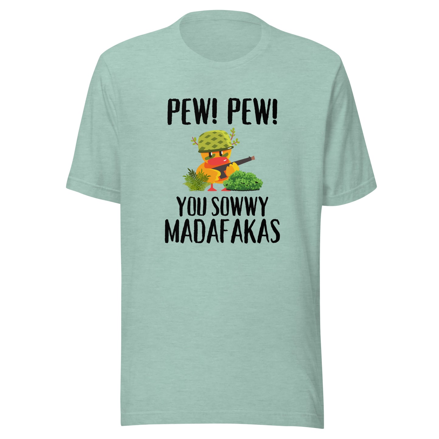 Pew pew Unisex t-shirt