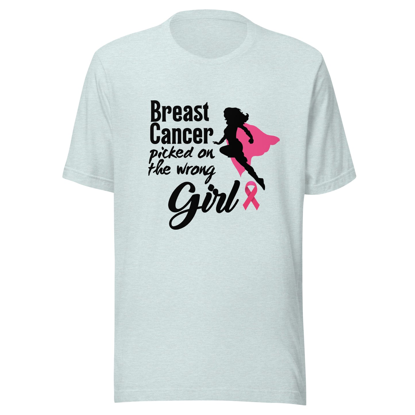 Breast cancer picked on Unisex t-shirt