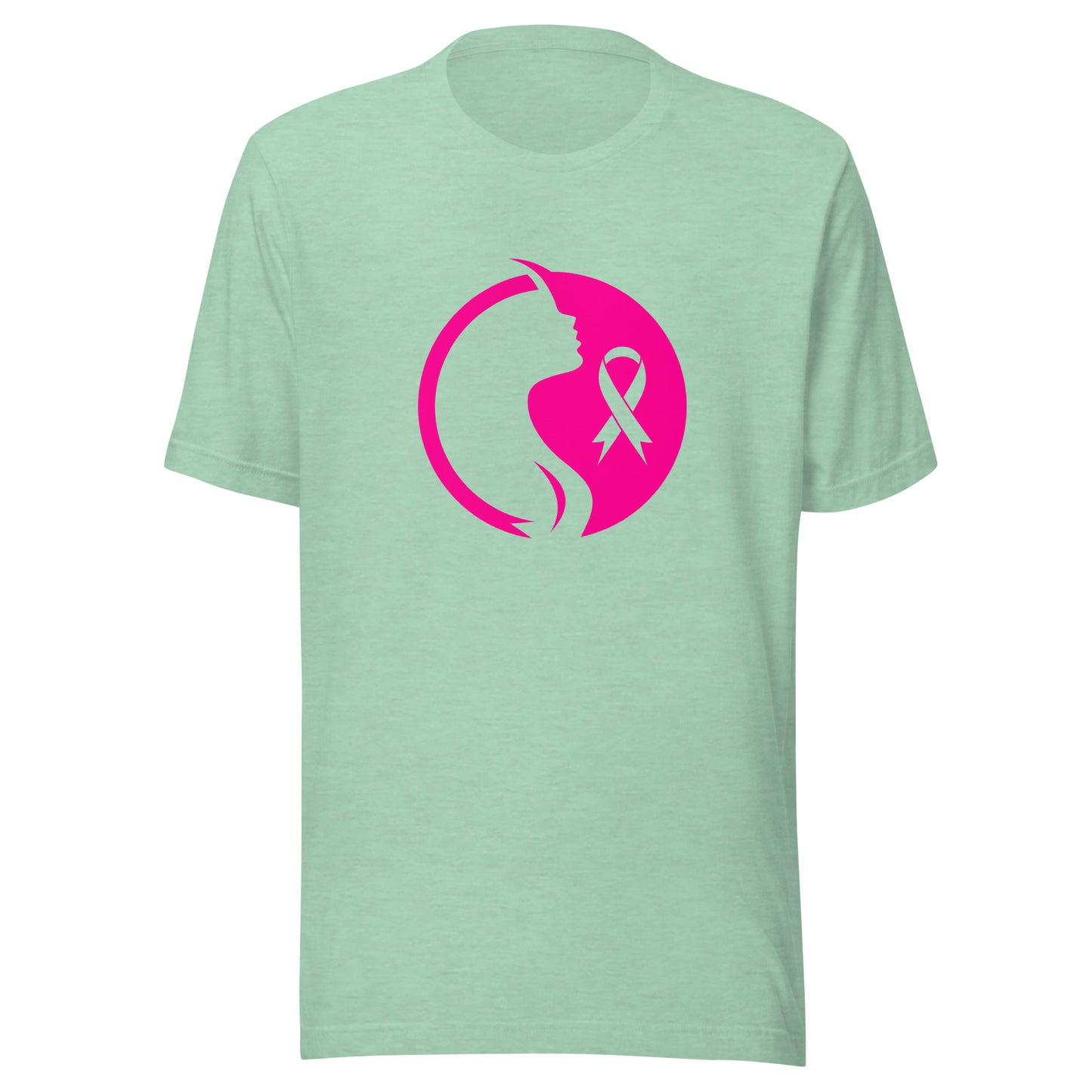 Breast cancer silhouette Unisex t-shirt
