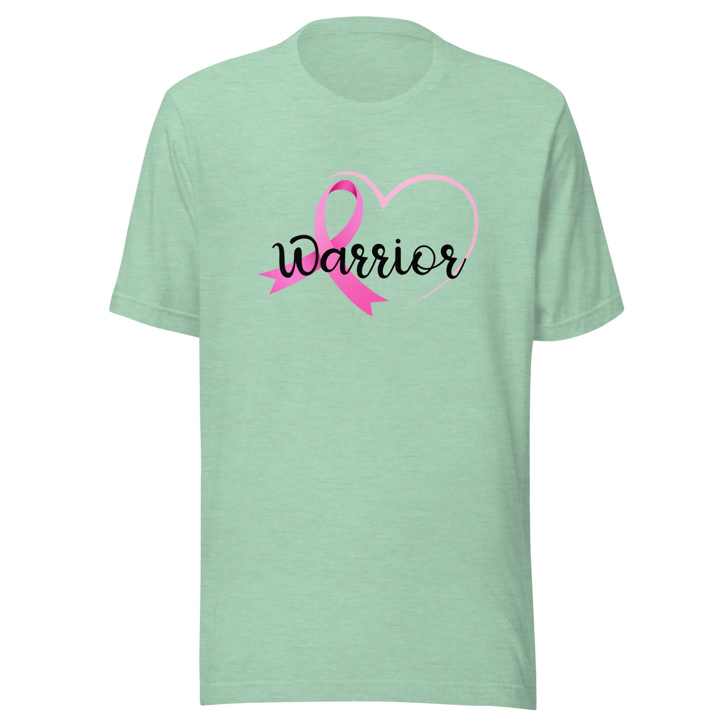 Warrior heart ribbon Unisex t-shirt