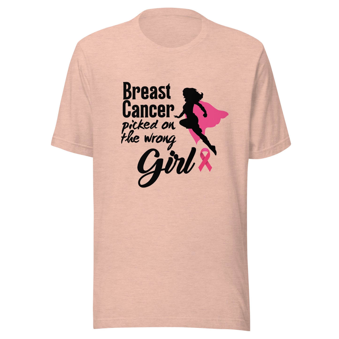 Breast cancer picked on Unisex t-shirt
