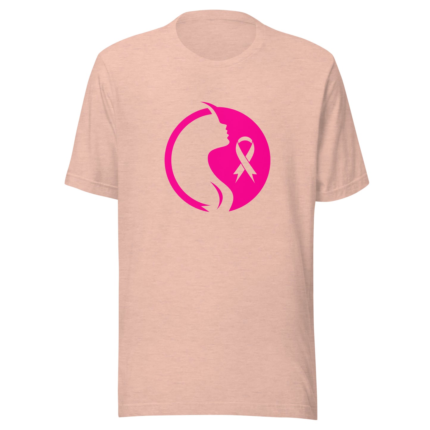 Breast cancer silhouette Unisex t-shirt