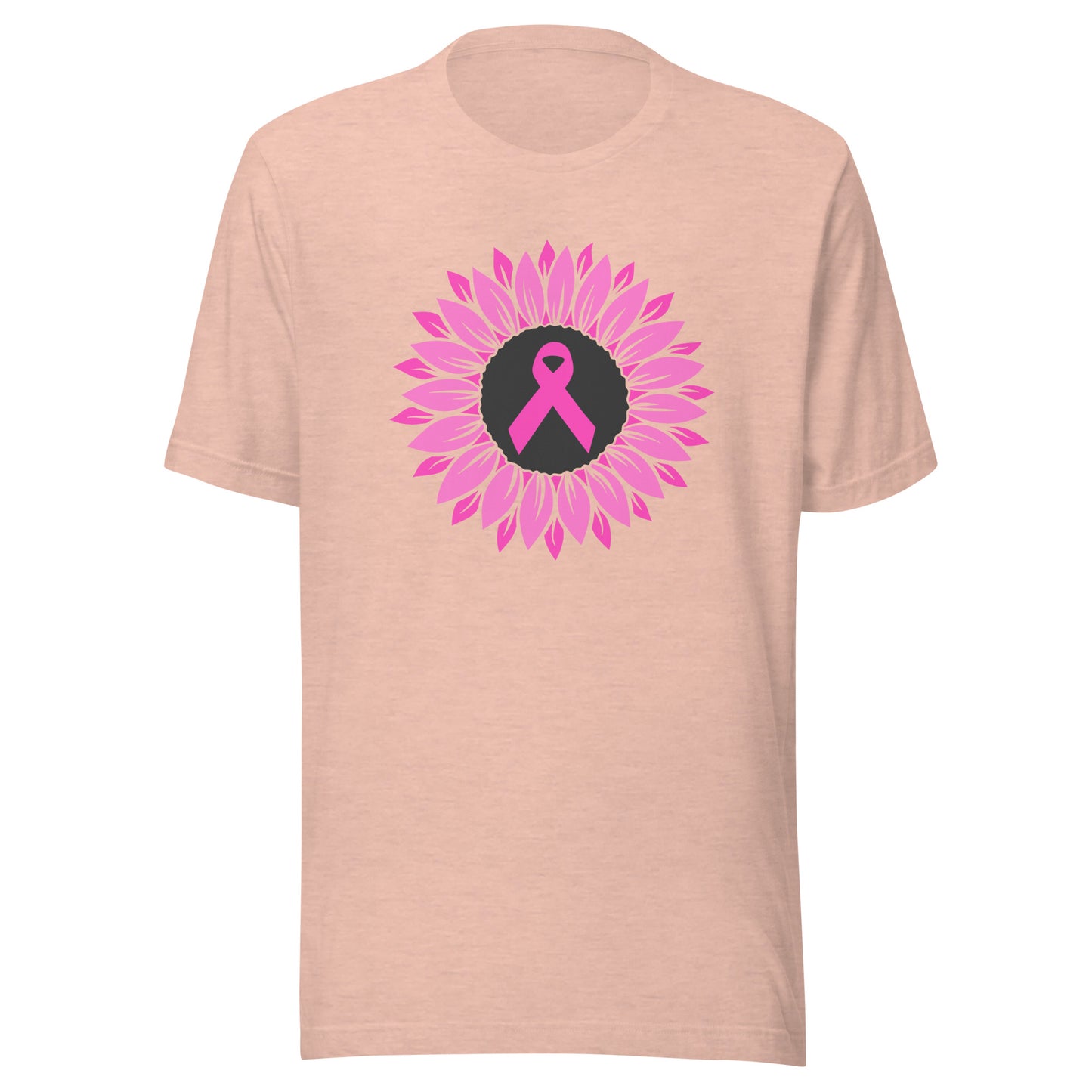 Sunflower ribbon Unisex t-shirt