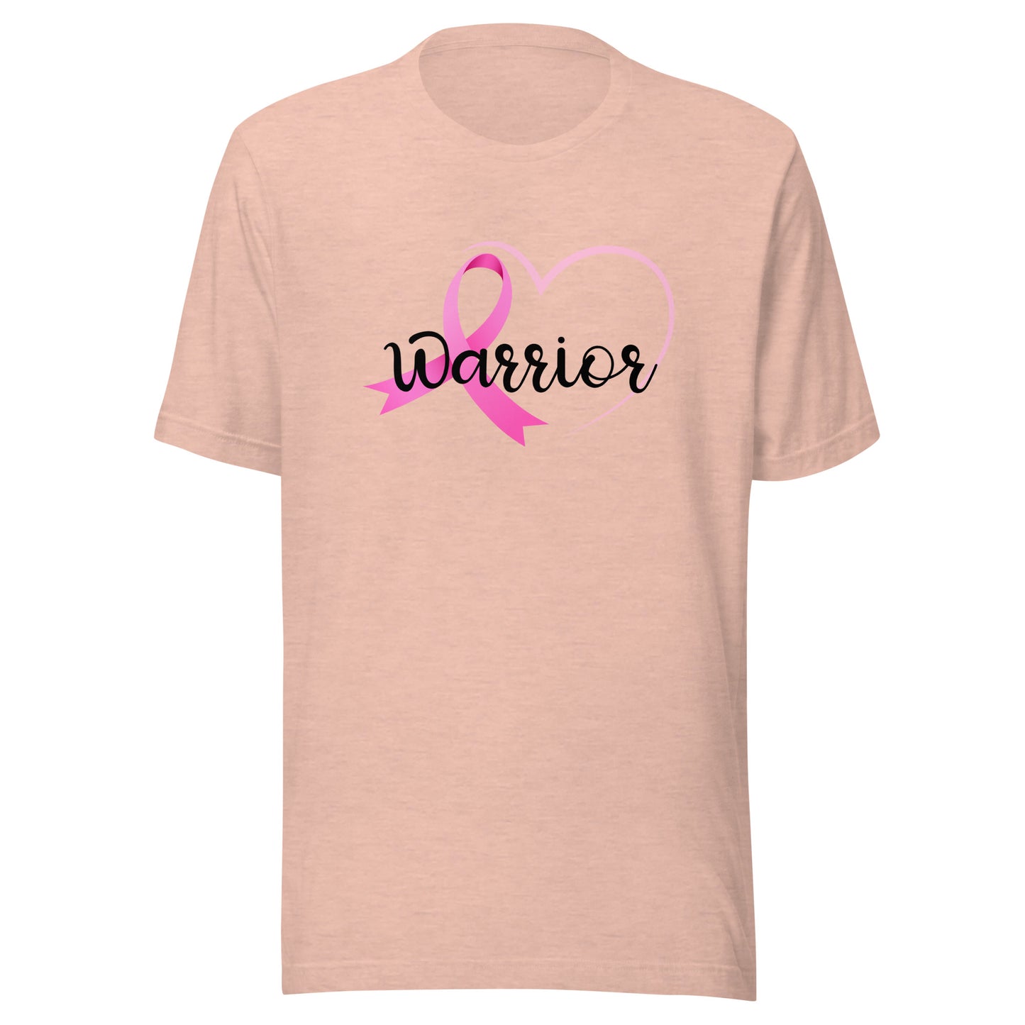 Warrior heart ribbon Unisex t-shirt