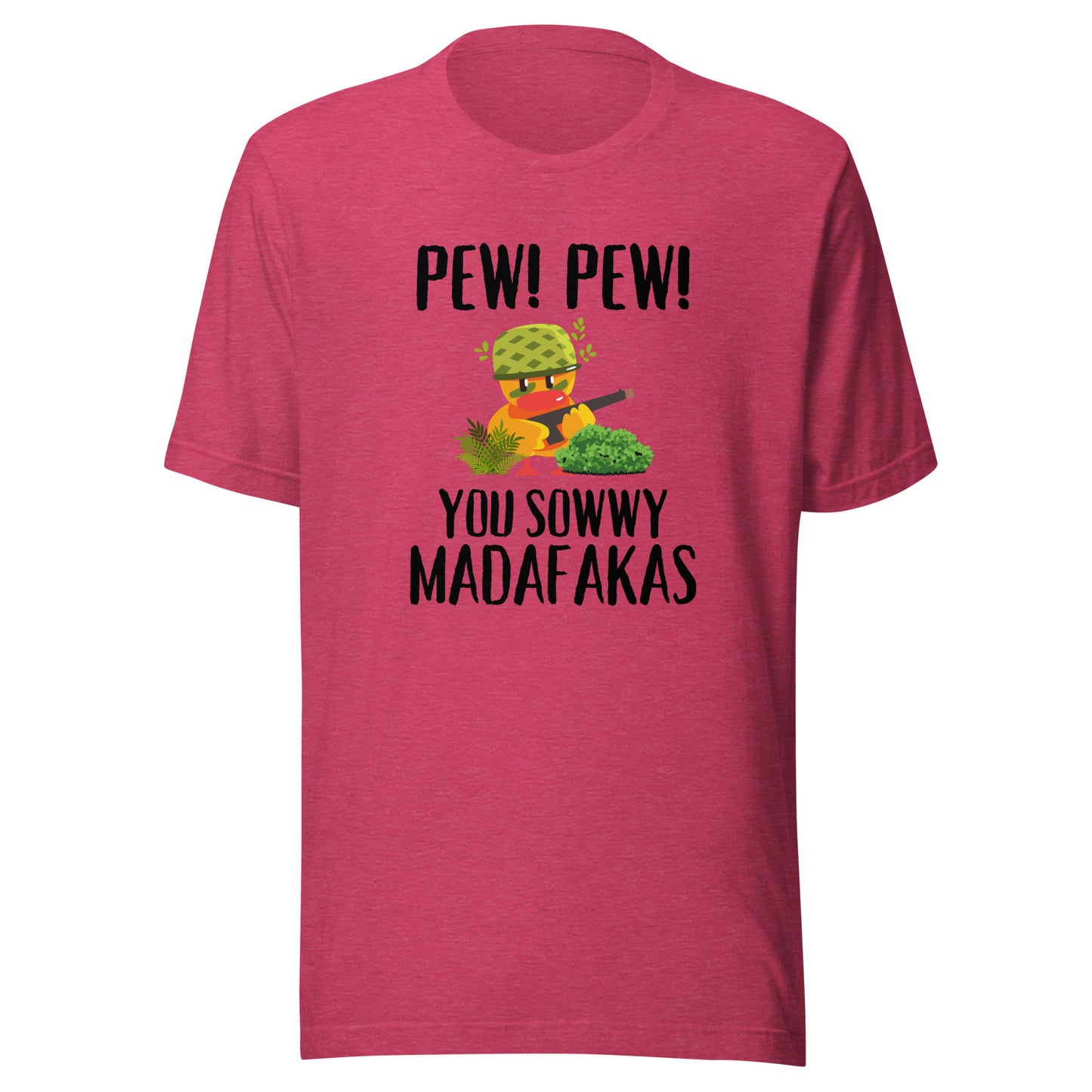 Pew pew Unisex t-shirt