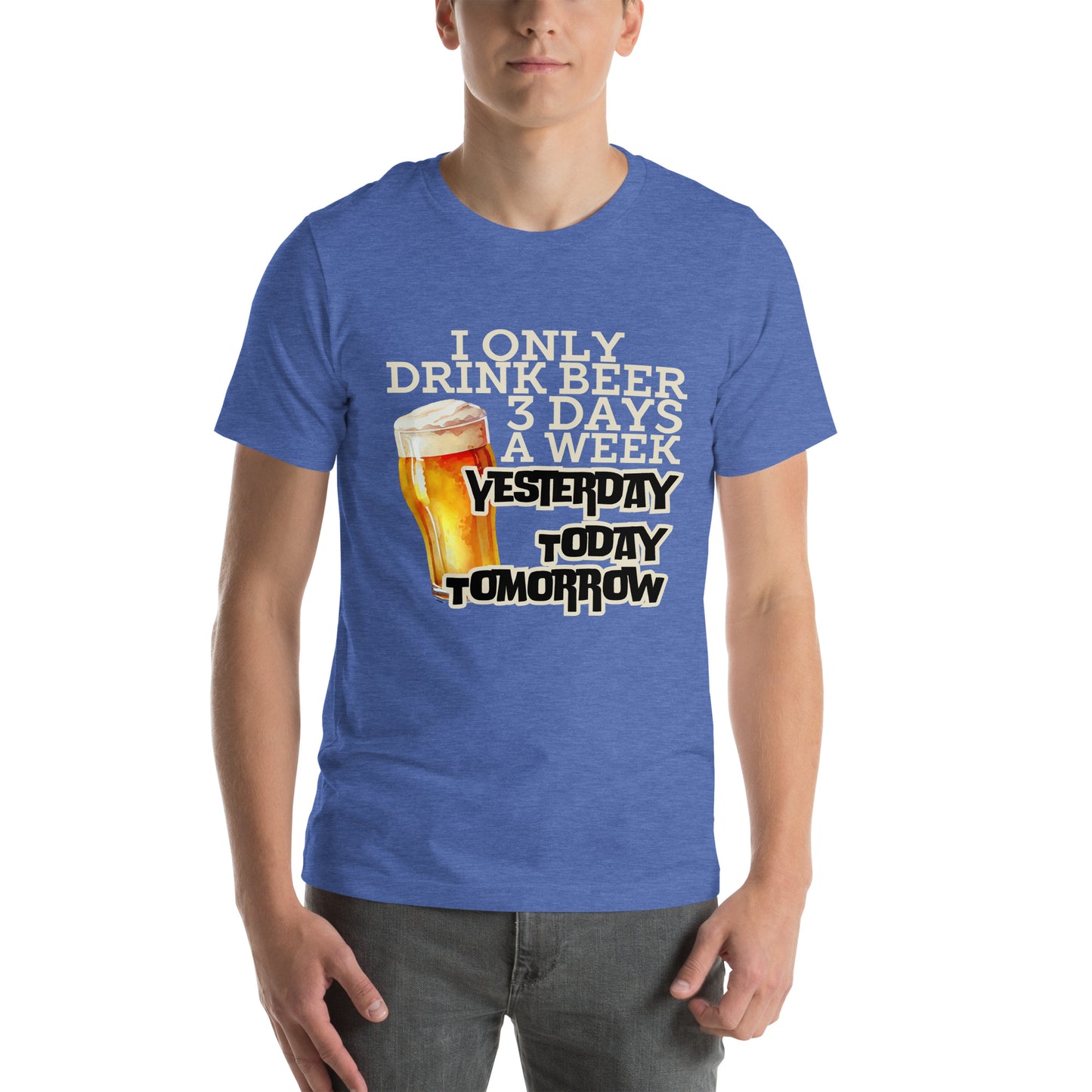 I only drink Unisex t-shirt