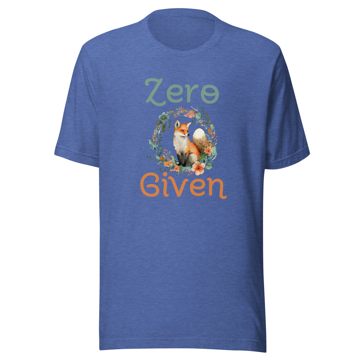 Zero fox given Unisex t-shirt