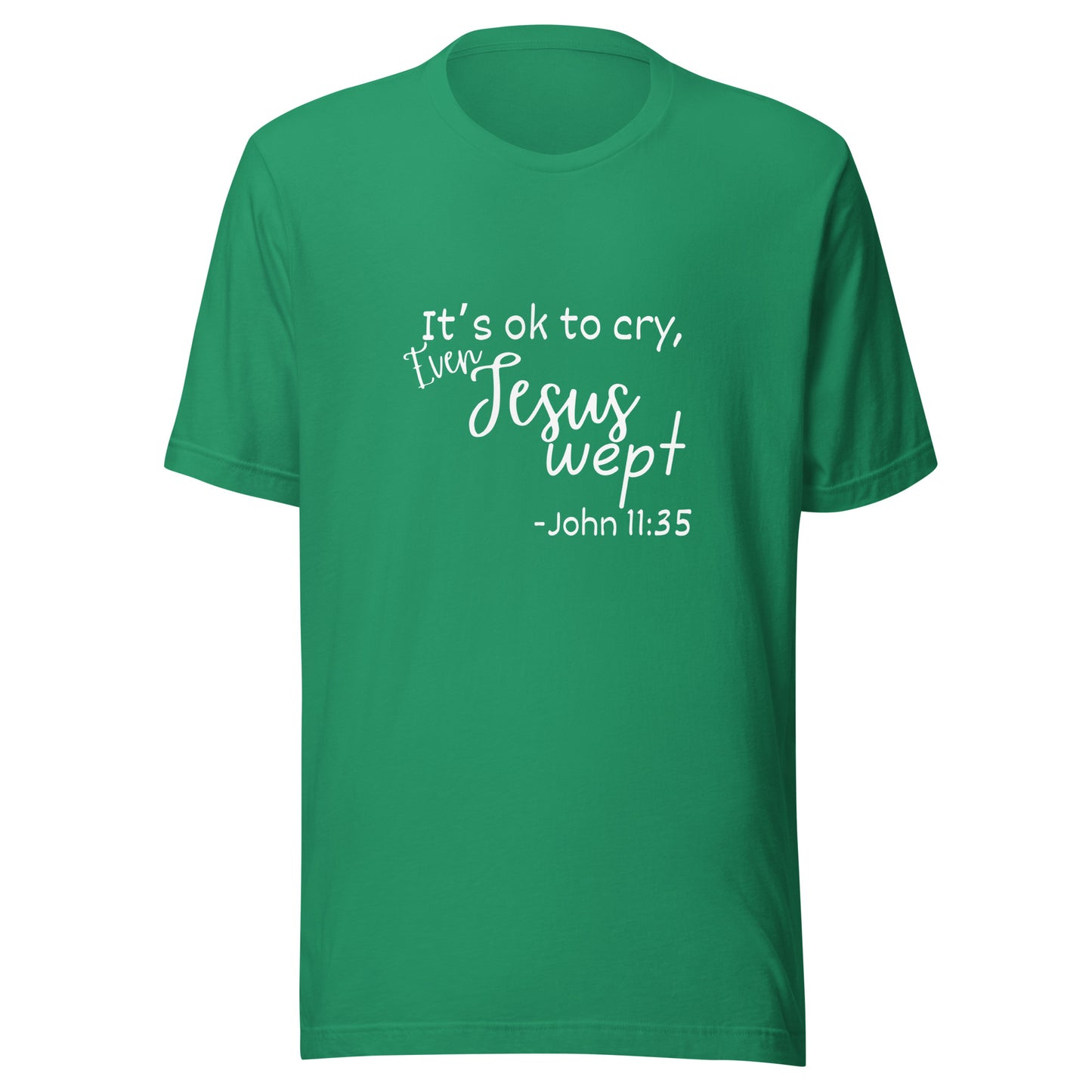Jesus wept Unisex t-shirt