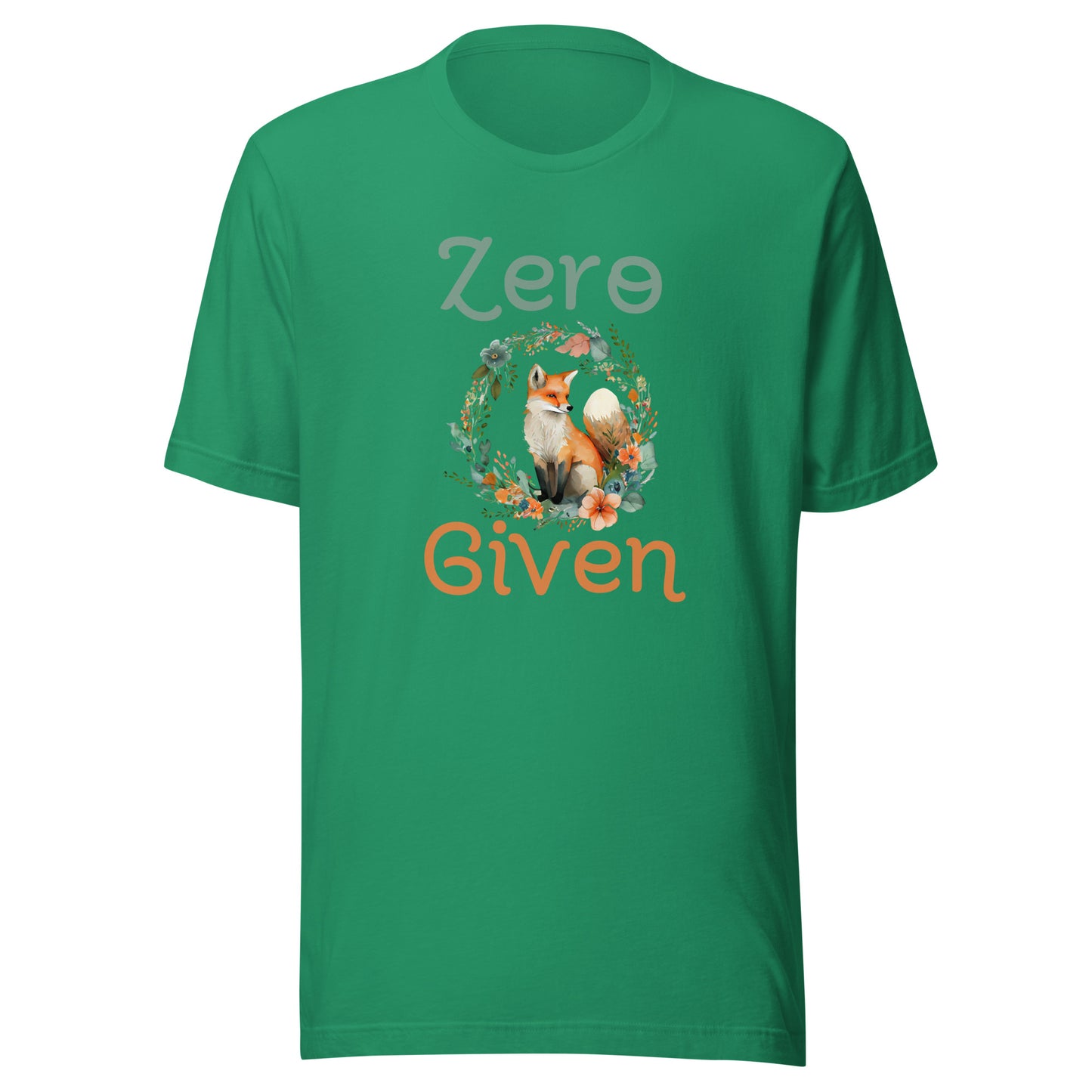 Zero fox given Unisex t-shirt