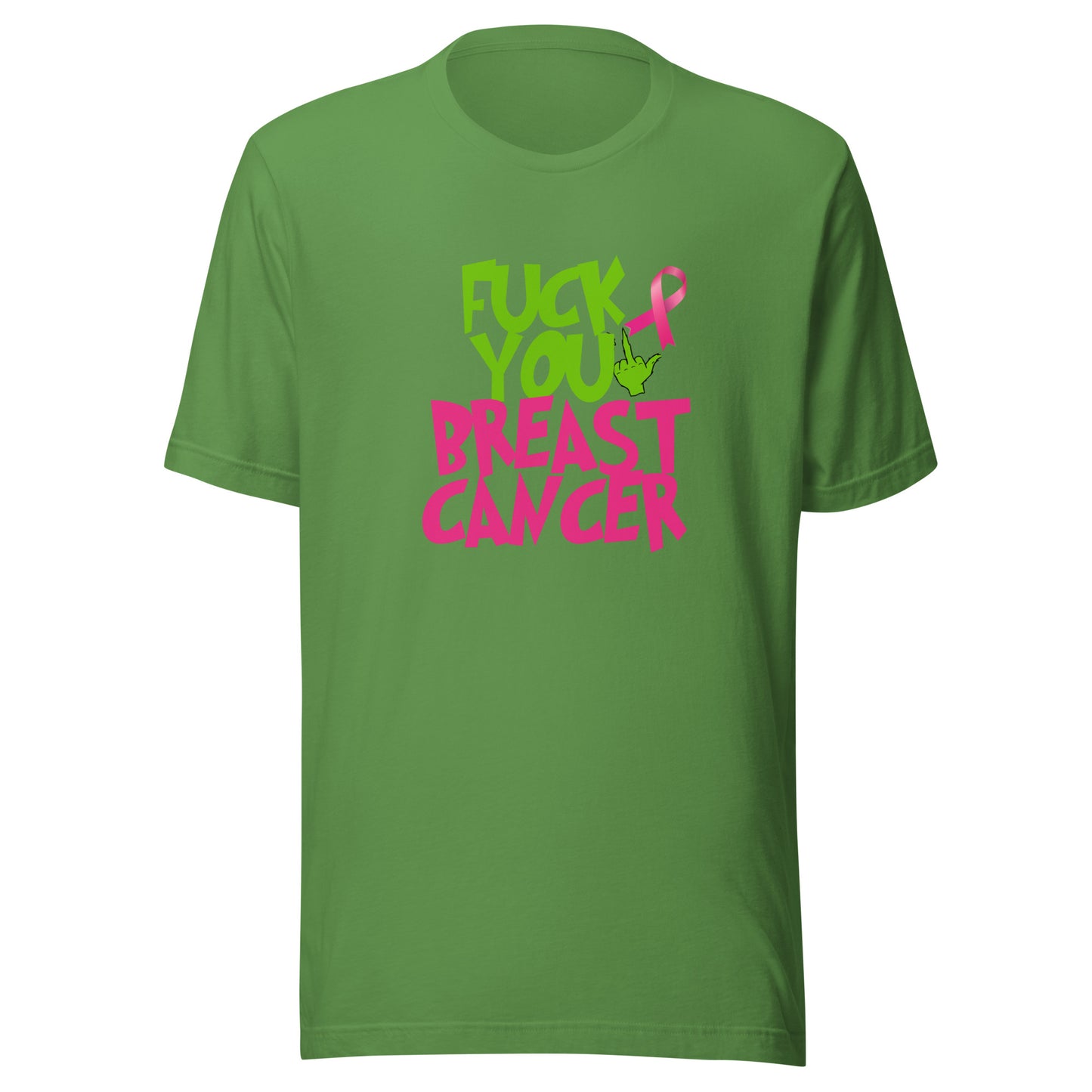 Grinch fu breast cancer Unisex t-shirt