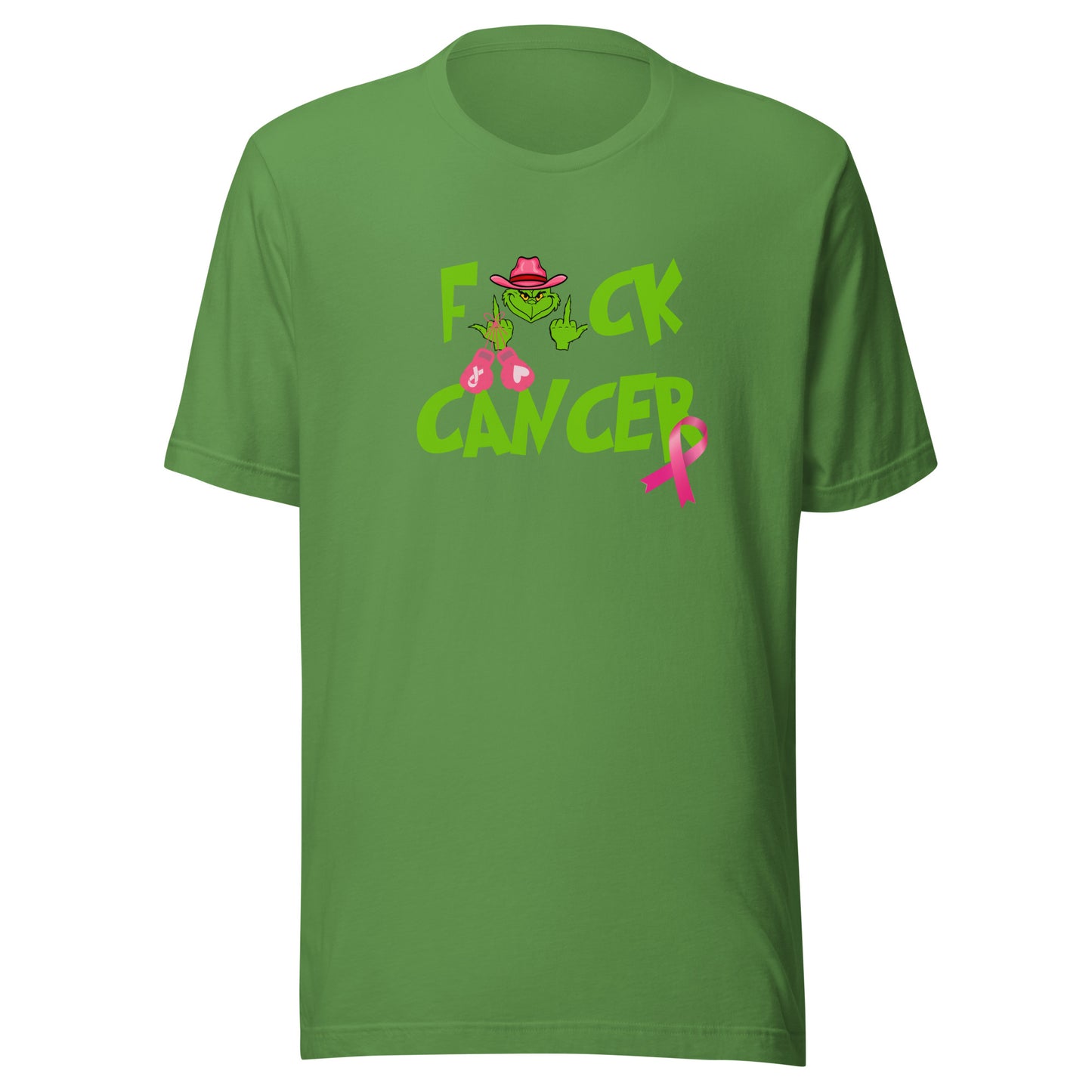 F*ck cancer grinch Unisex t-shirt