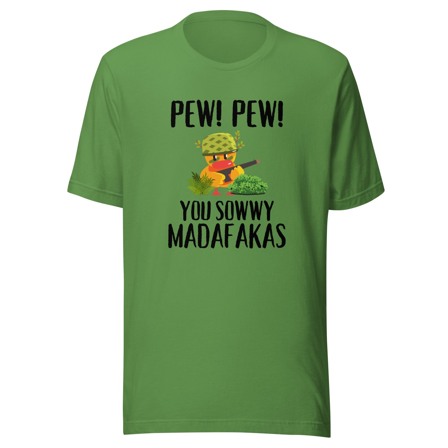 Pew pew Unisex t-shirt