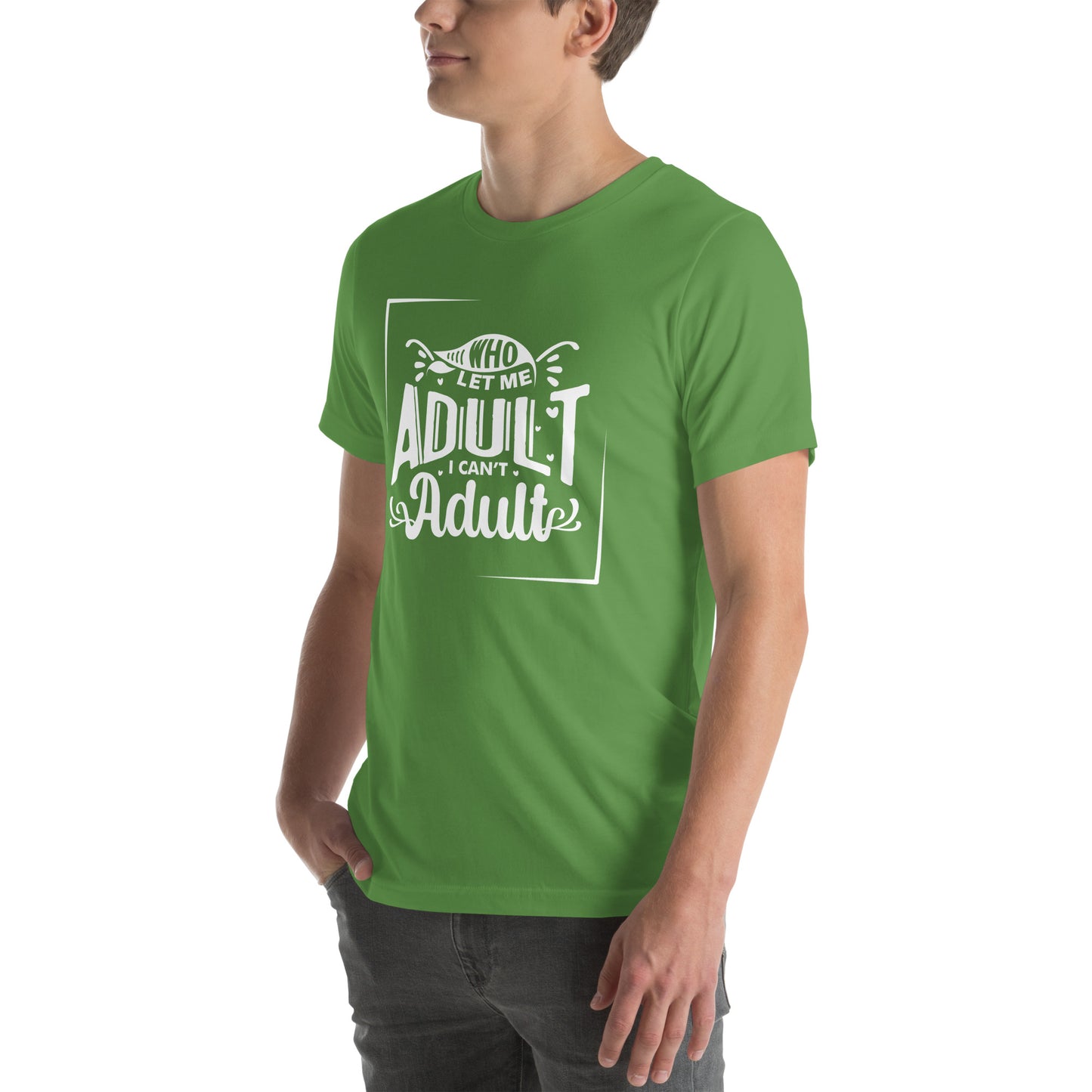 Who let me Unisex t-shirt