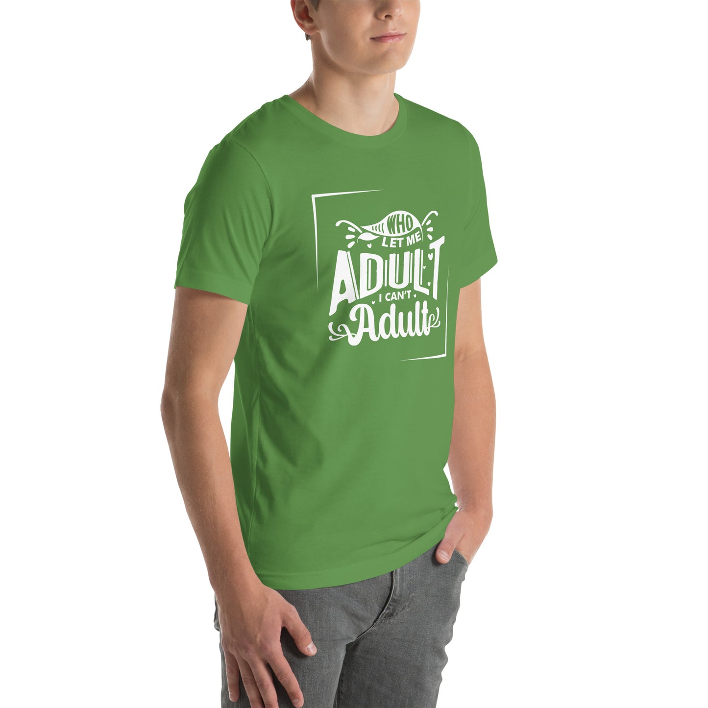 Who let me Unisex t-shirt