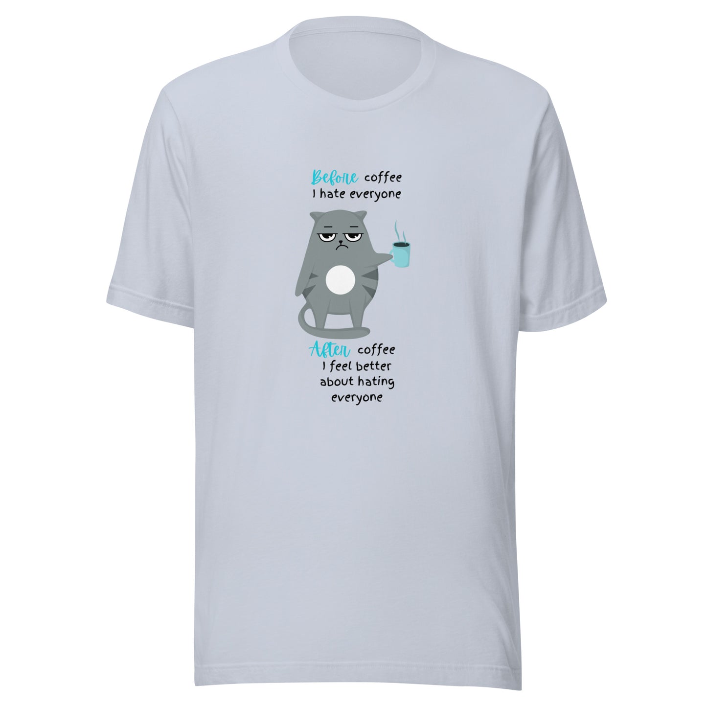 Before coffee Unisex t-shirt